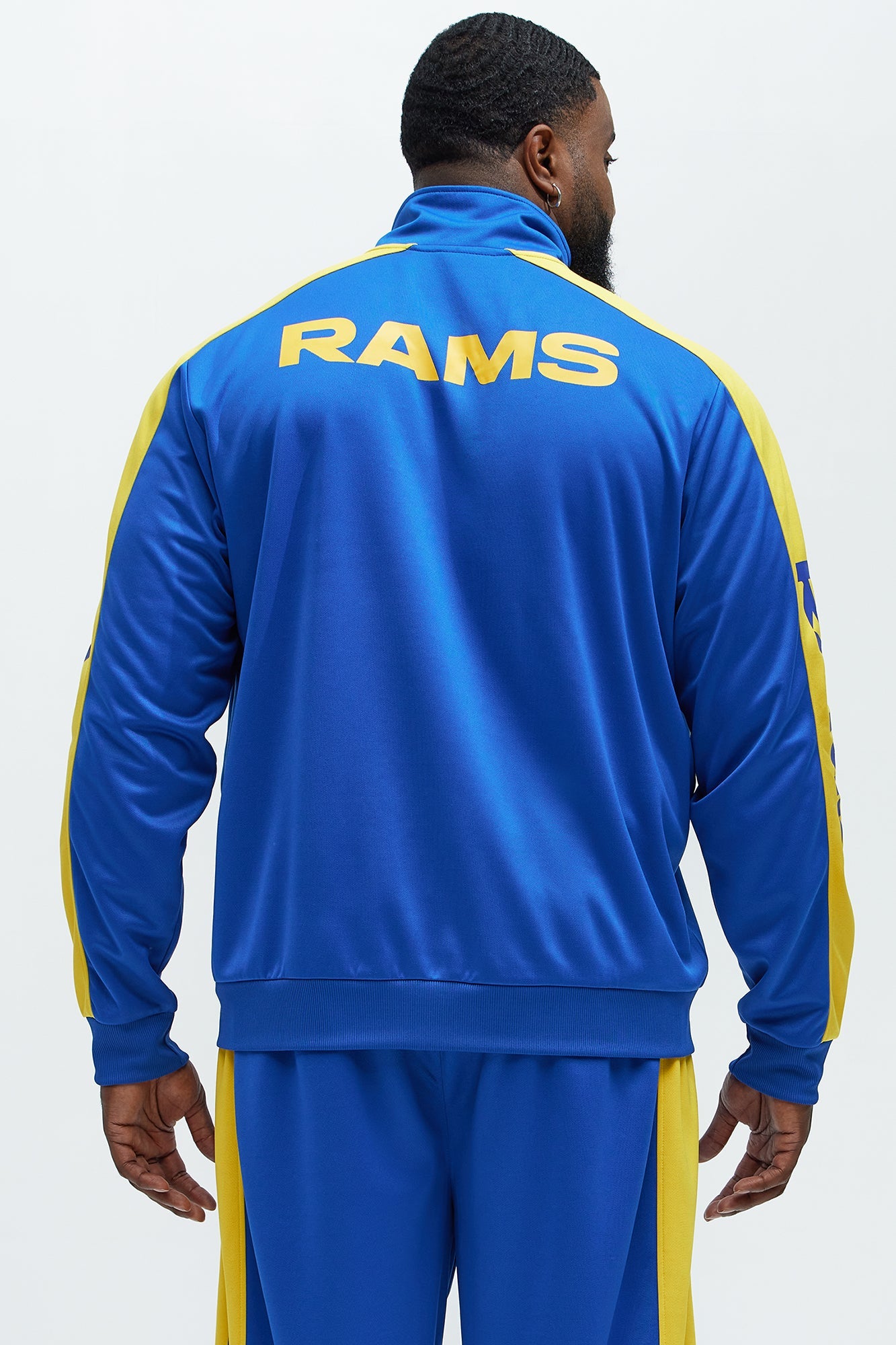 Rams Stand By Track Jacket - Royal