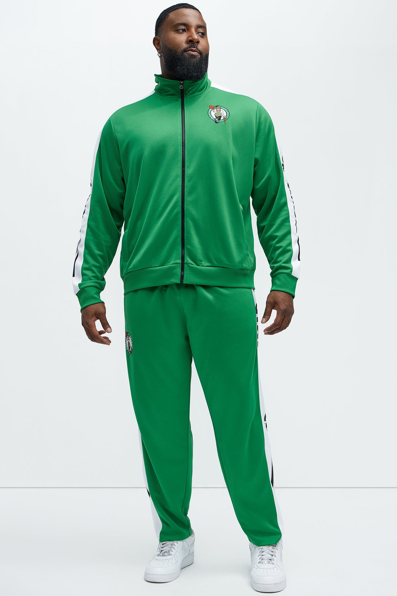 Celtics Stand By Track Jacket - Kelly Green