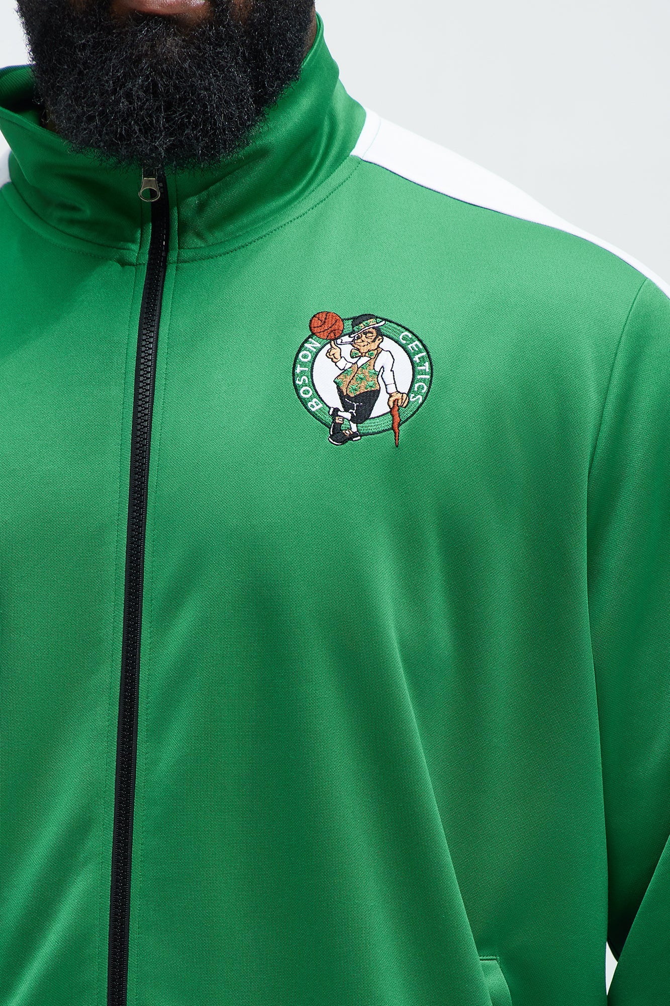 Celtics Stand By Track Jacket - Kelly Green