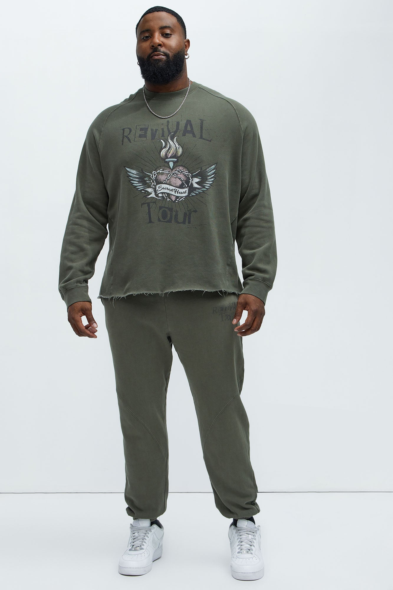 Revival Tour Crewneck Sweatshirt - Olive