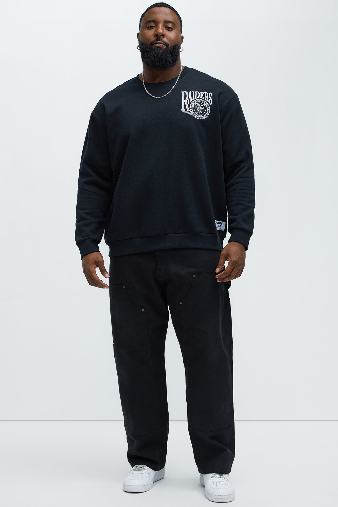 Raiders Crewneck Sweatshirt - Black