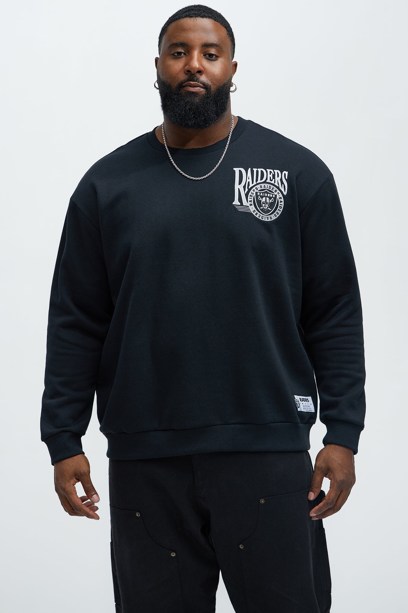Raiders Crewneck Sweatshirt - Black