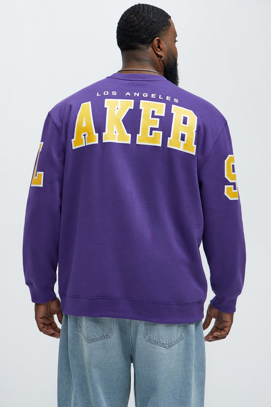 Lakers Loud Crewneck Sweatshirt - Purple