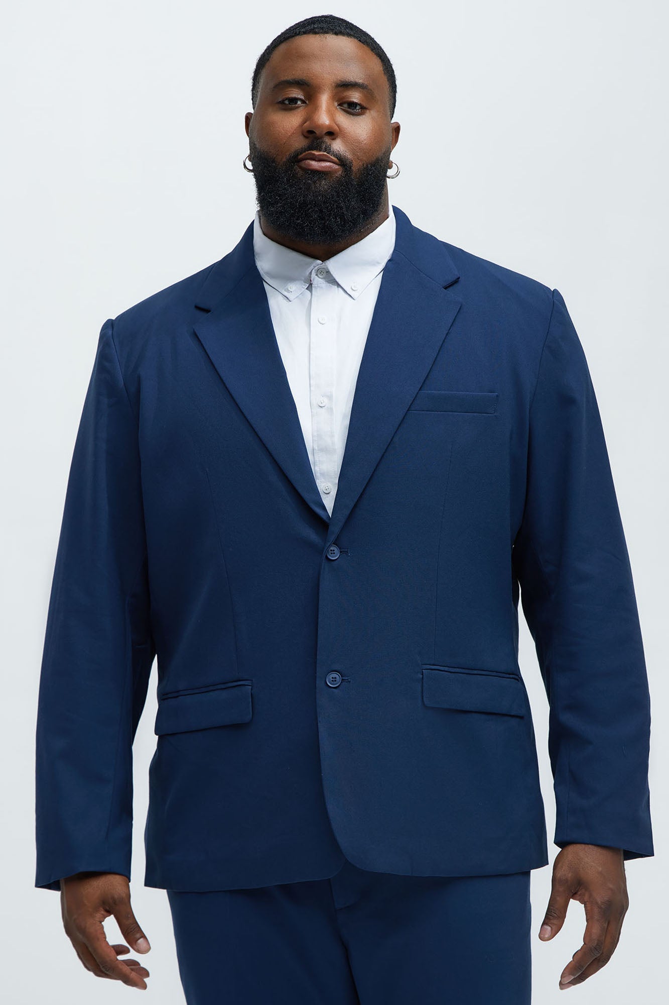 The Modern Stretch Suit Jacket - Navy
