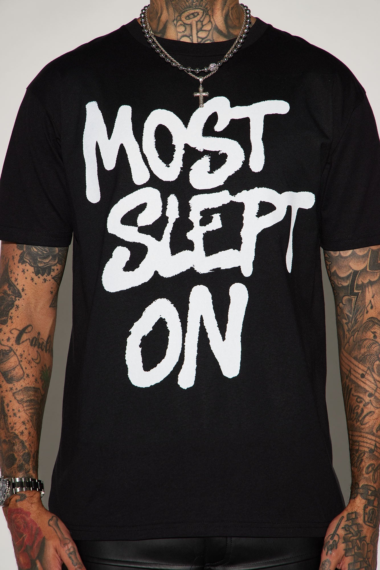 Most Slept On Short Sleeve Tee - Black