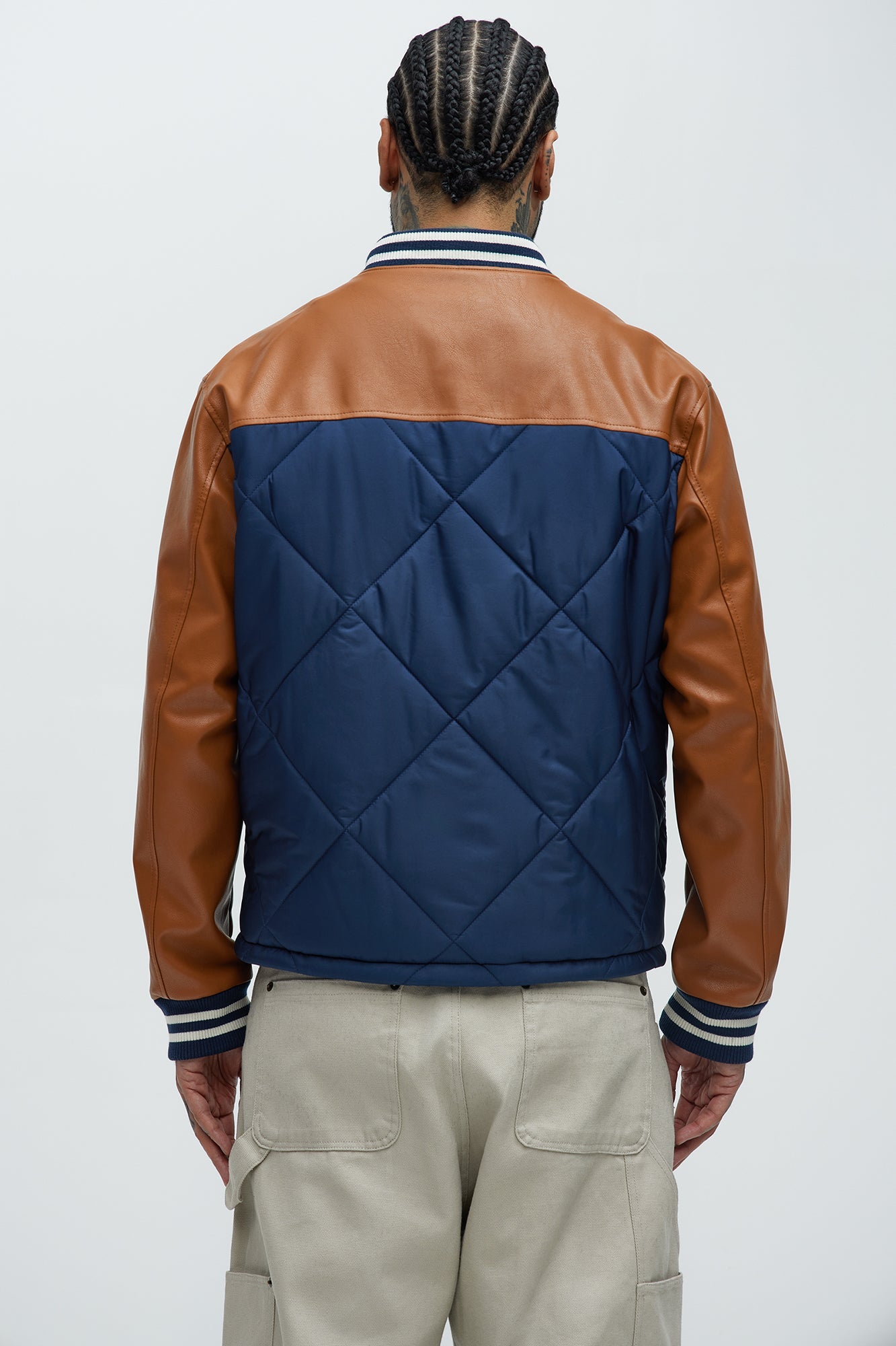 Dope Dreams Varsity Jacket - Navy/combo