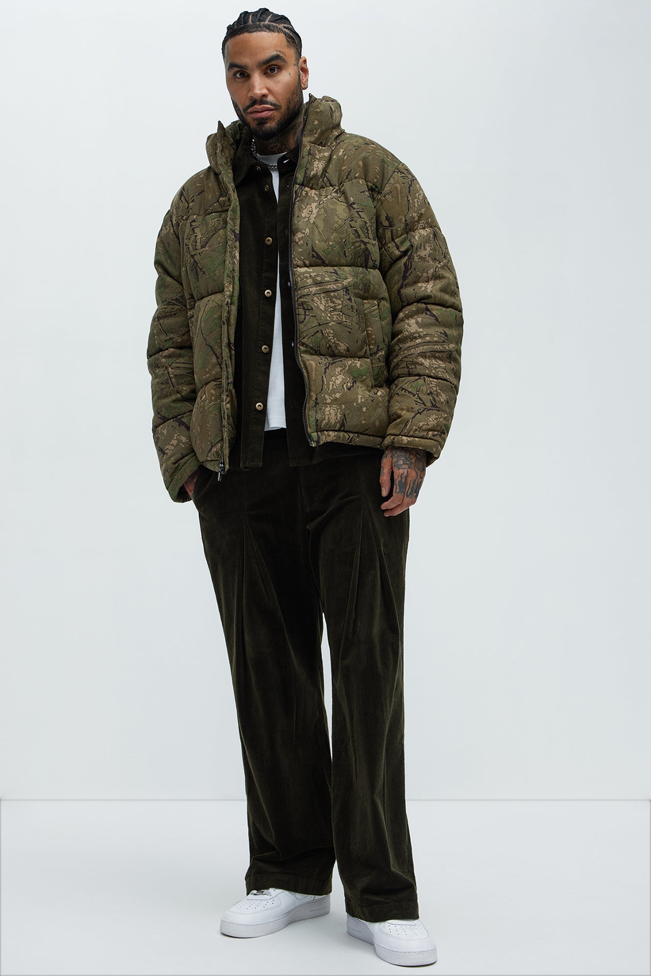 Countryside Puffer Jacket - Camouflage