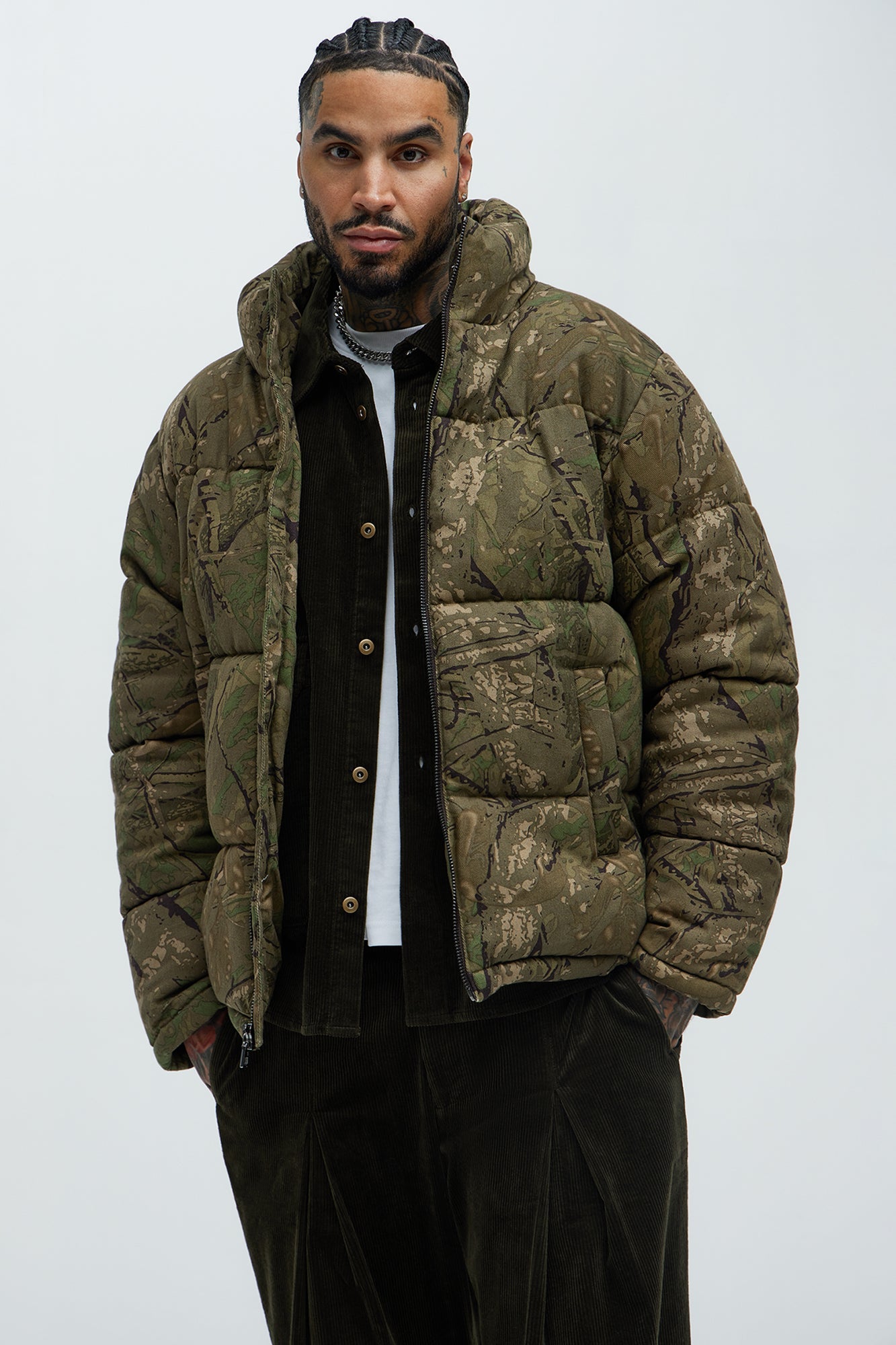 Countryside Puffer Jacket - Camouflage