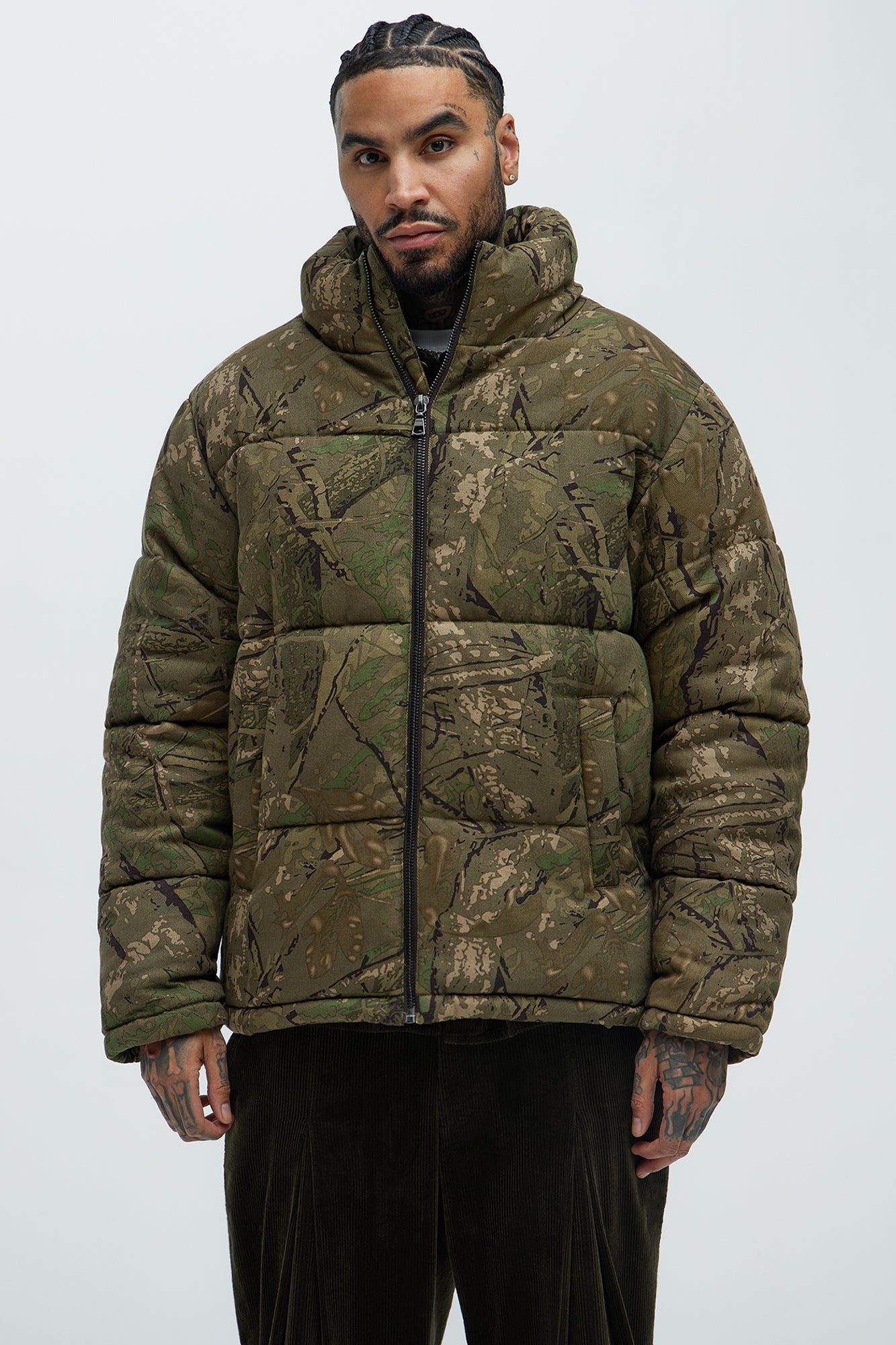 Countryside Puffer Jacket - Camouflage
