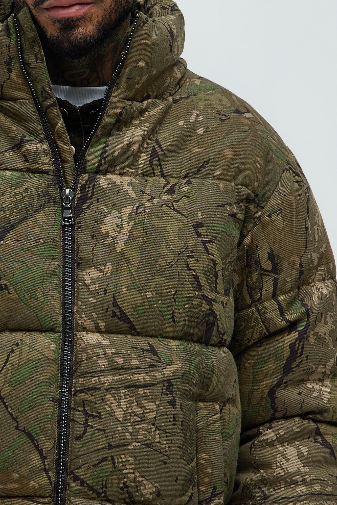 Countryside Puffer Jacket - Camouflage