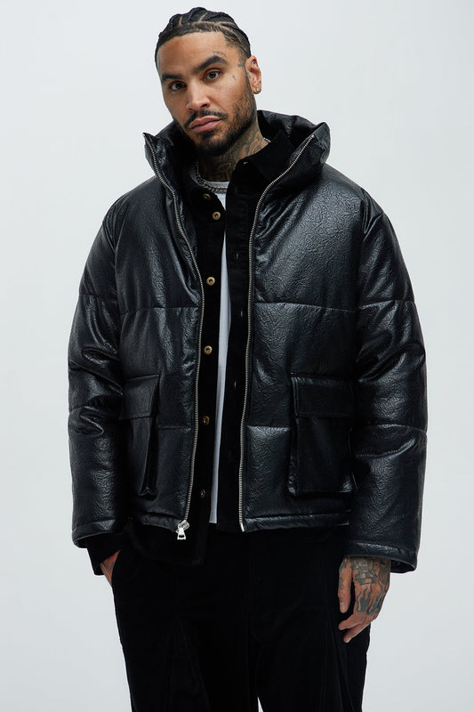 Stunt So Hard Puffer Jacket - Black