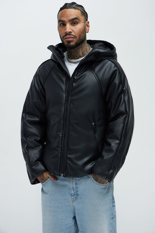Chase A Bag Rain Jacket - Black