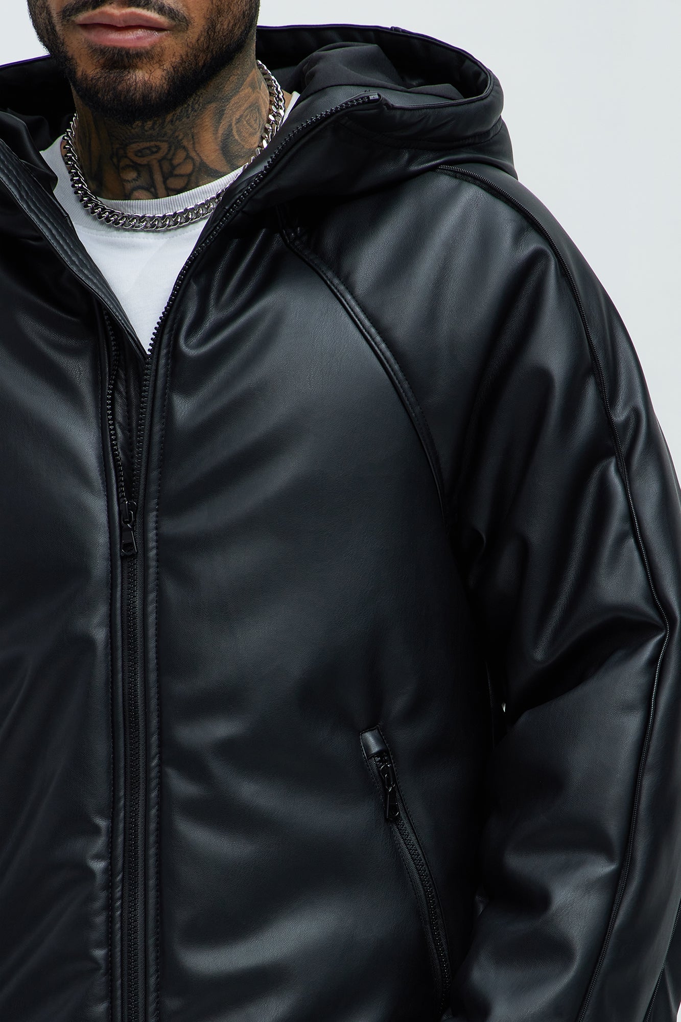 Chase A Bag Rain Jacket - Black