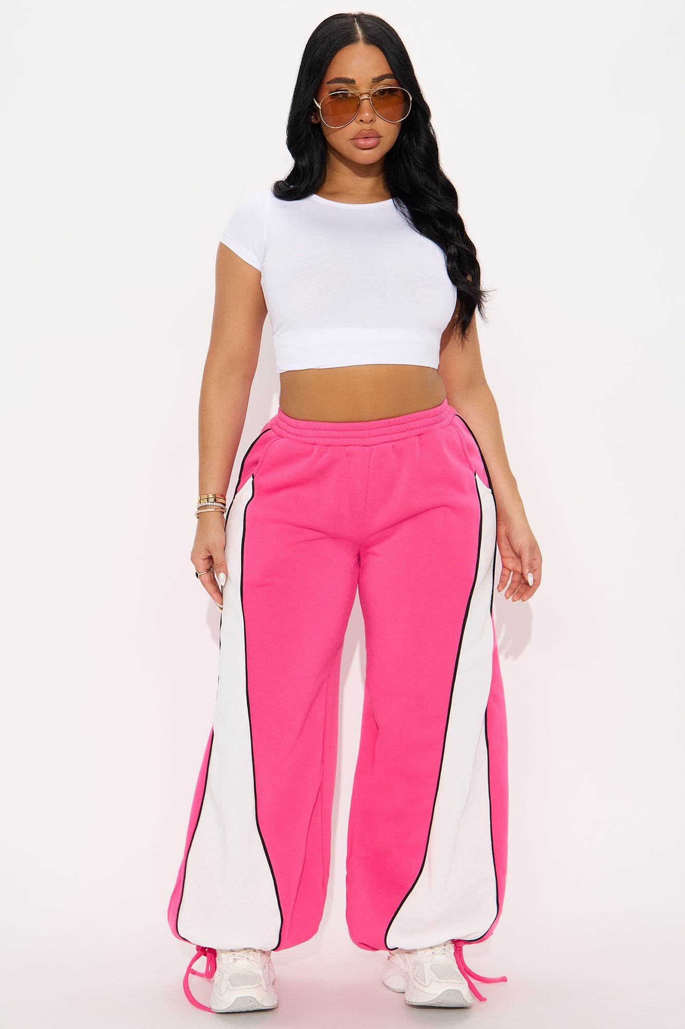 Casey Fleece Lounge Jogger Pant - Magenta