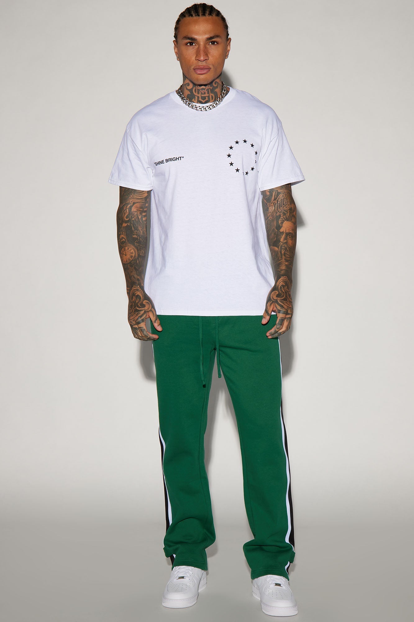 Filling Vacancy Like The Brightest Star Short Sleeve Tee - White