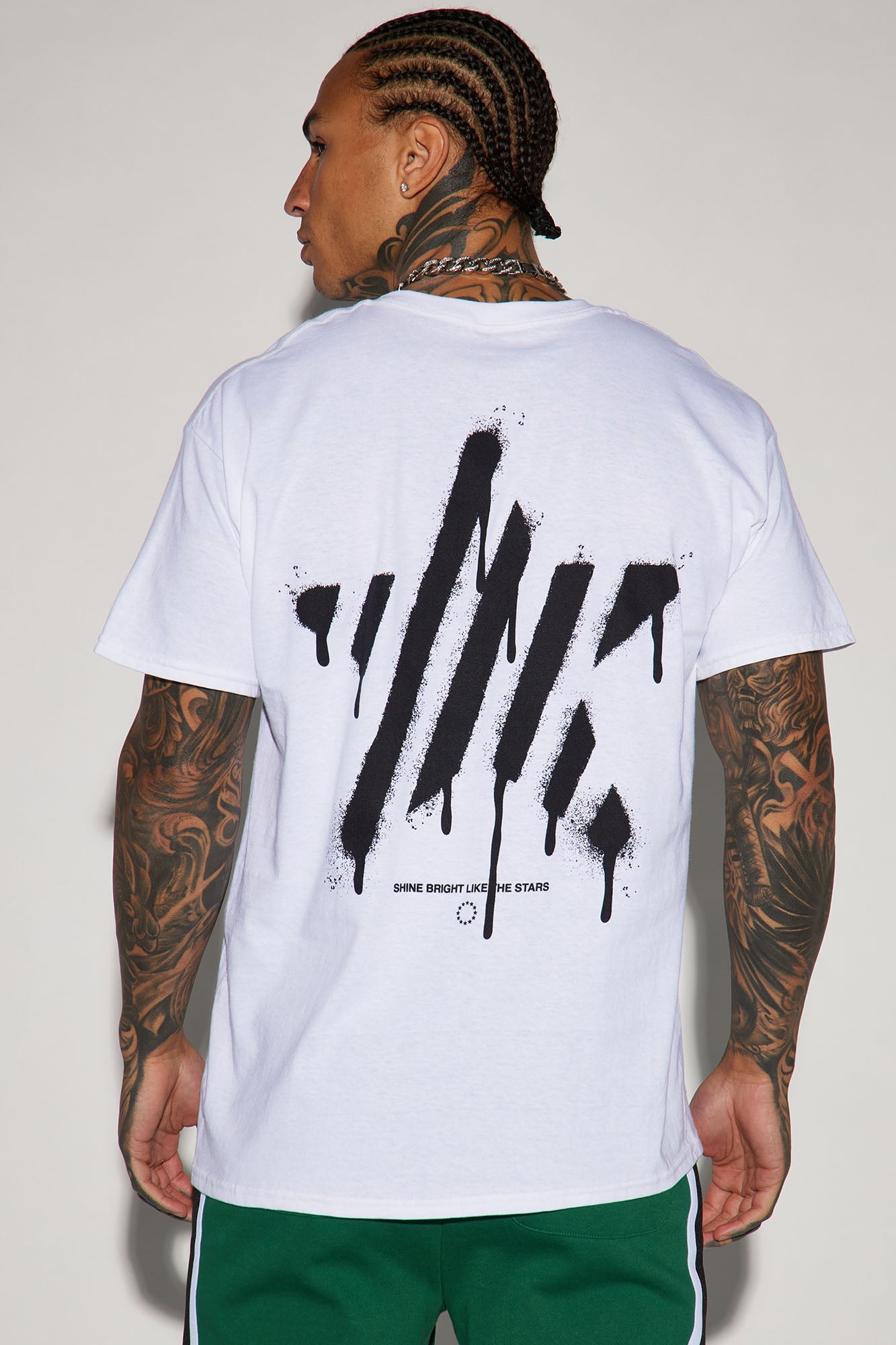 Filling Vacancy Like The Brightest Star Short Sleeve Tee - White