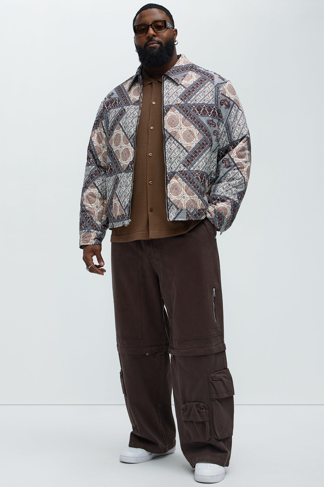 Be Right There Quilted Jacket - Multi Color