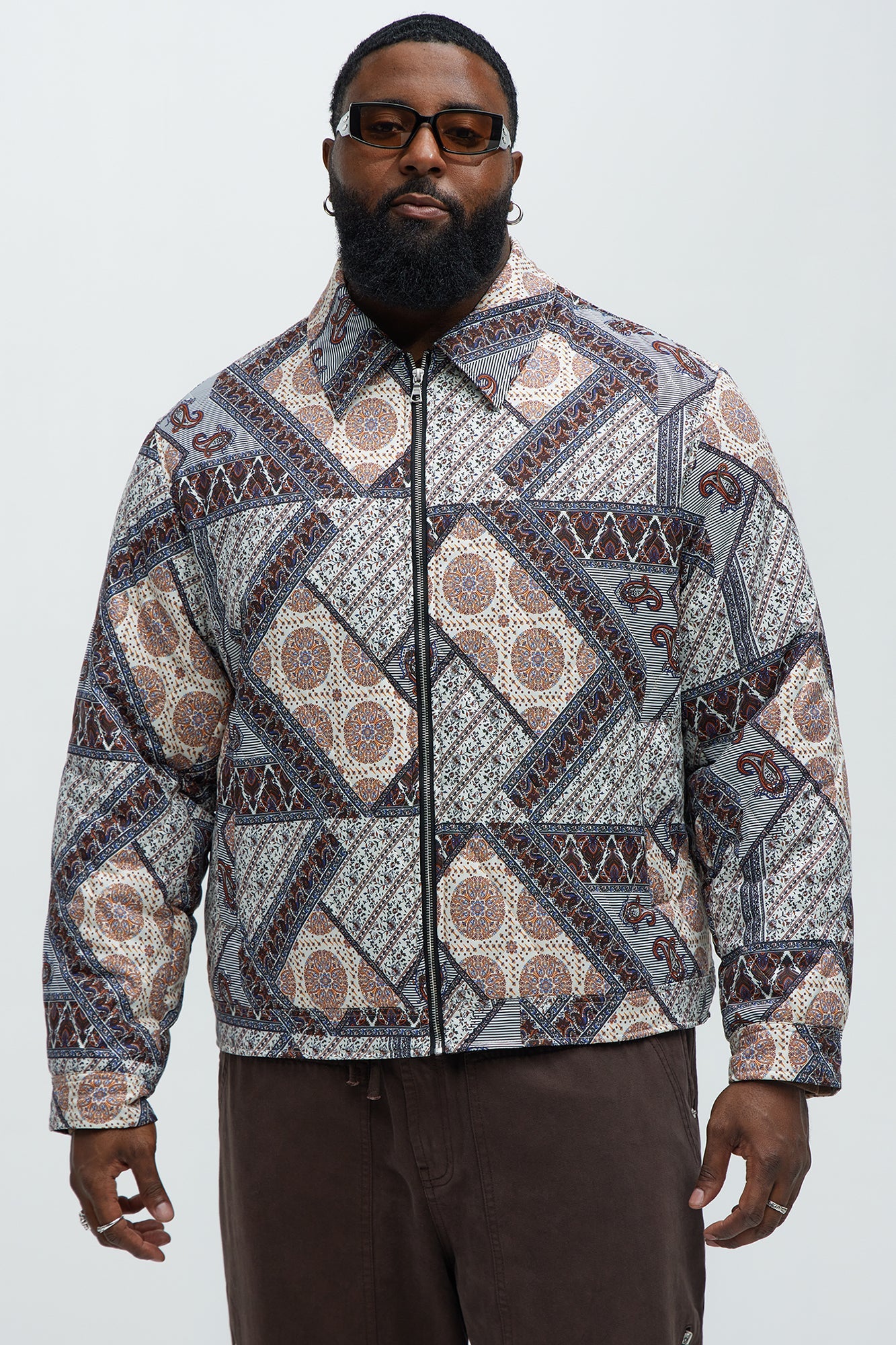 Be Right There Quilted Jacket - Multi Color