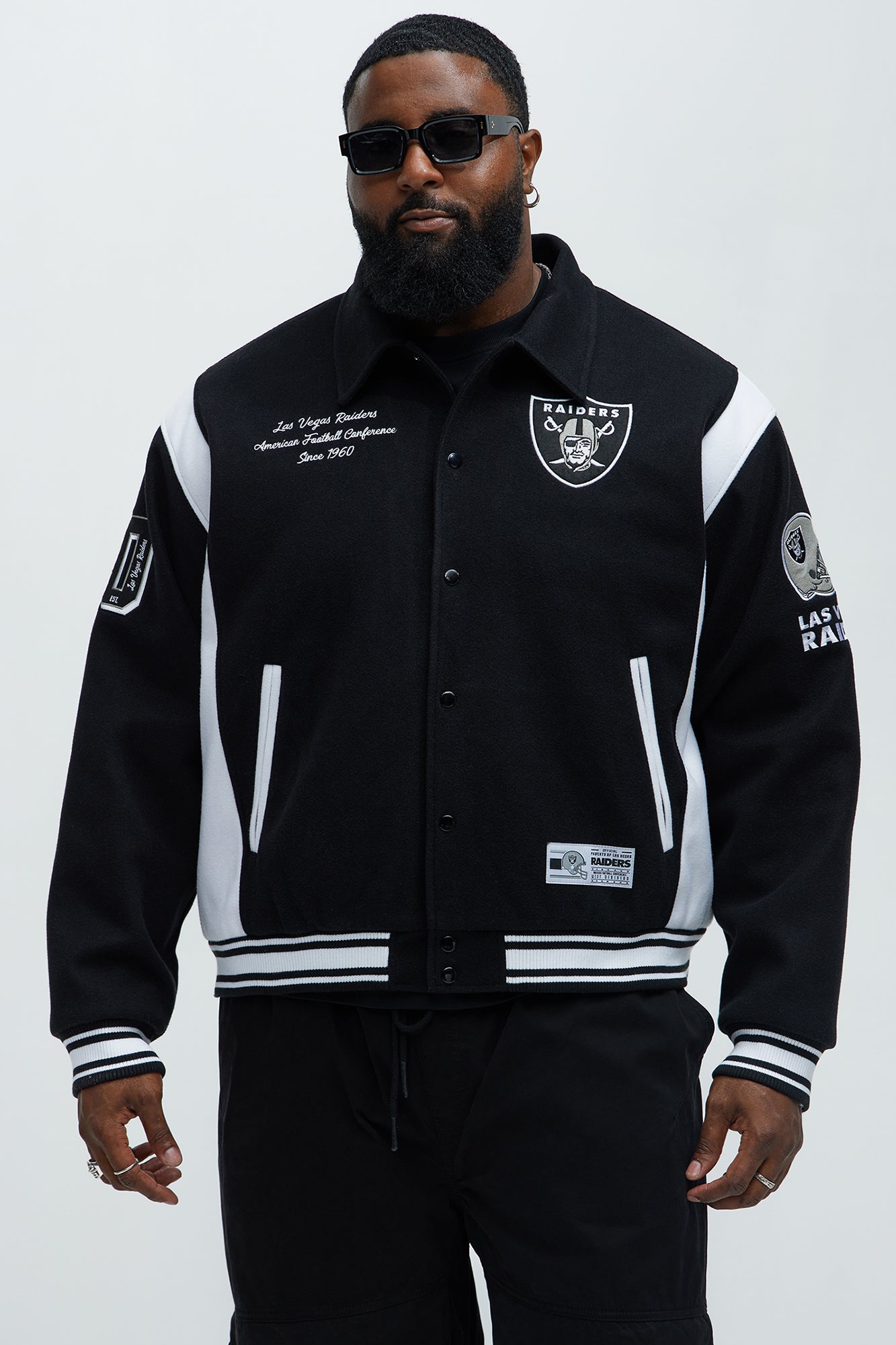Raiders Air Supremacy Jacket - Black/White