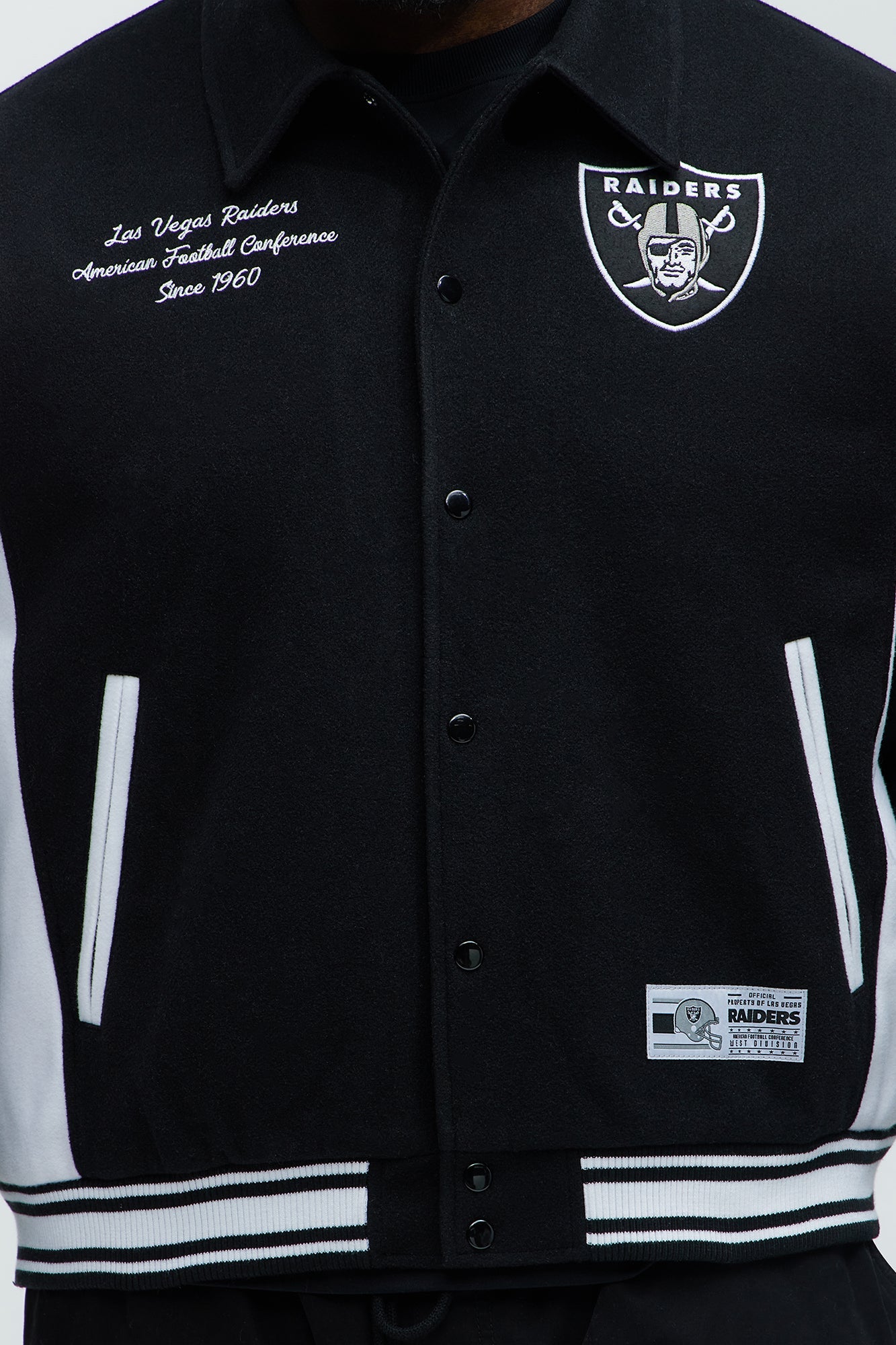 Raiders Air Supremacy Jacket - Black/White