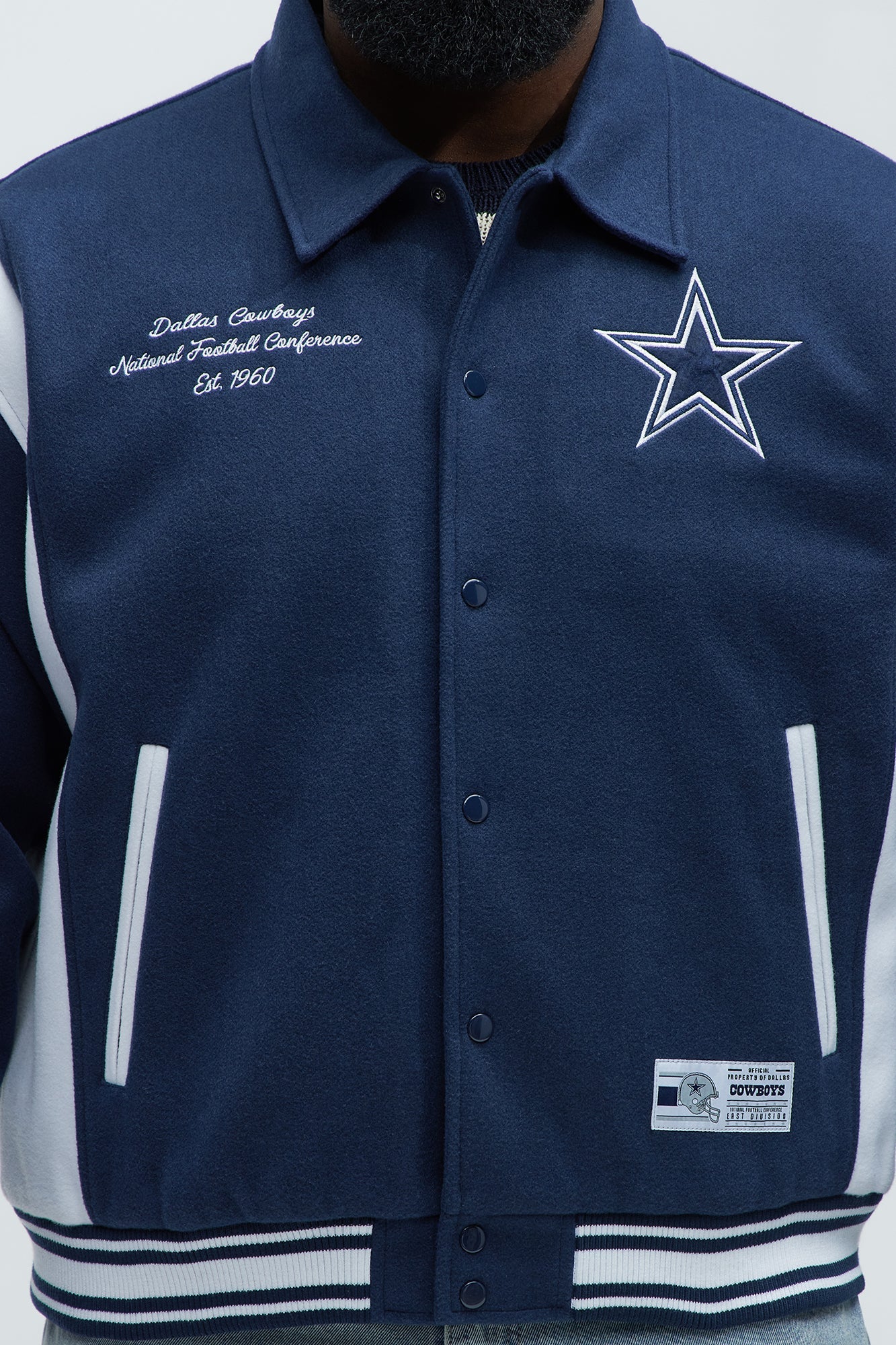 Cowboys Air Supremacy Jacket - White/Blue