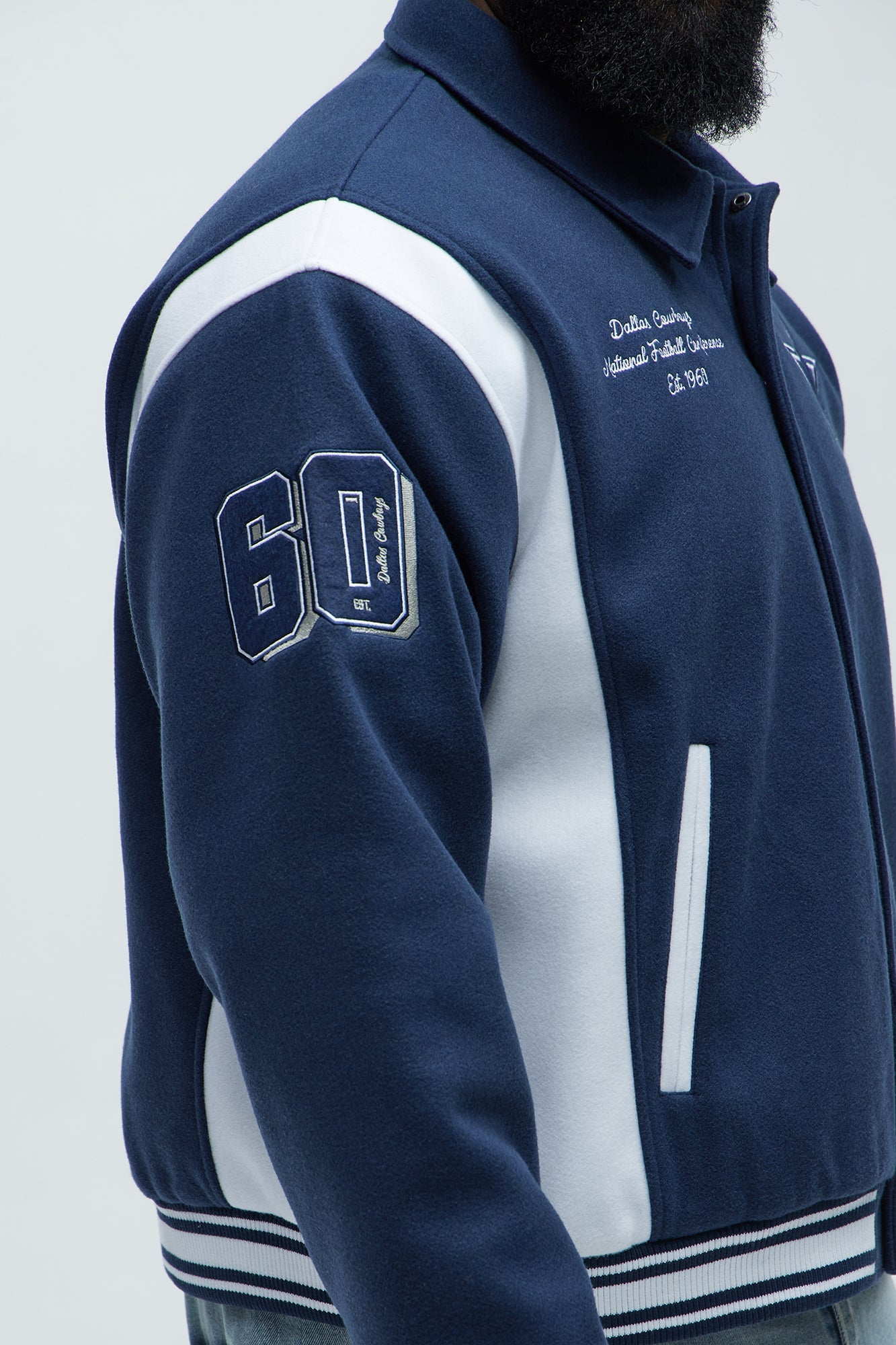Cowboys Air Supremacy Jacket - White/Blue