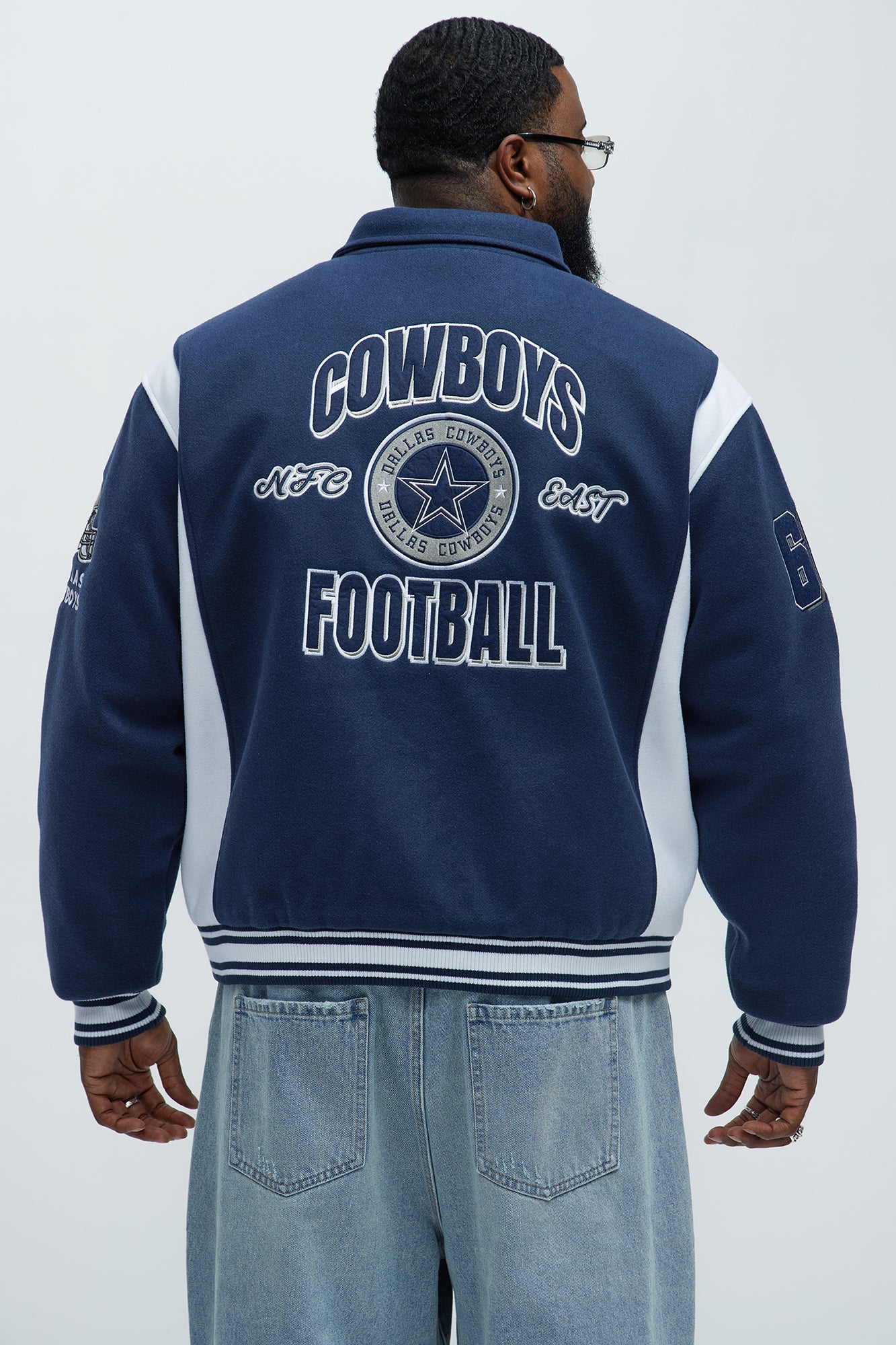 Cowboys Air Supremacy Jacket - White/Blue