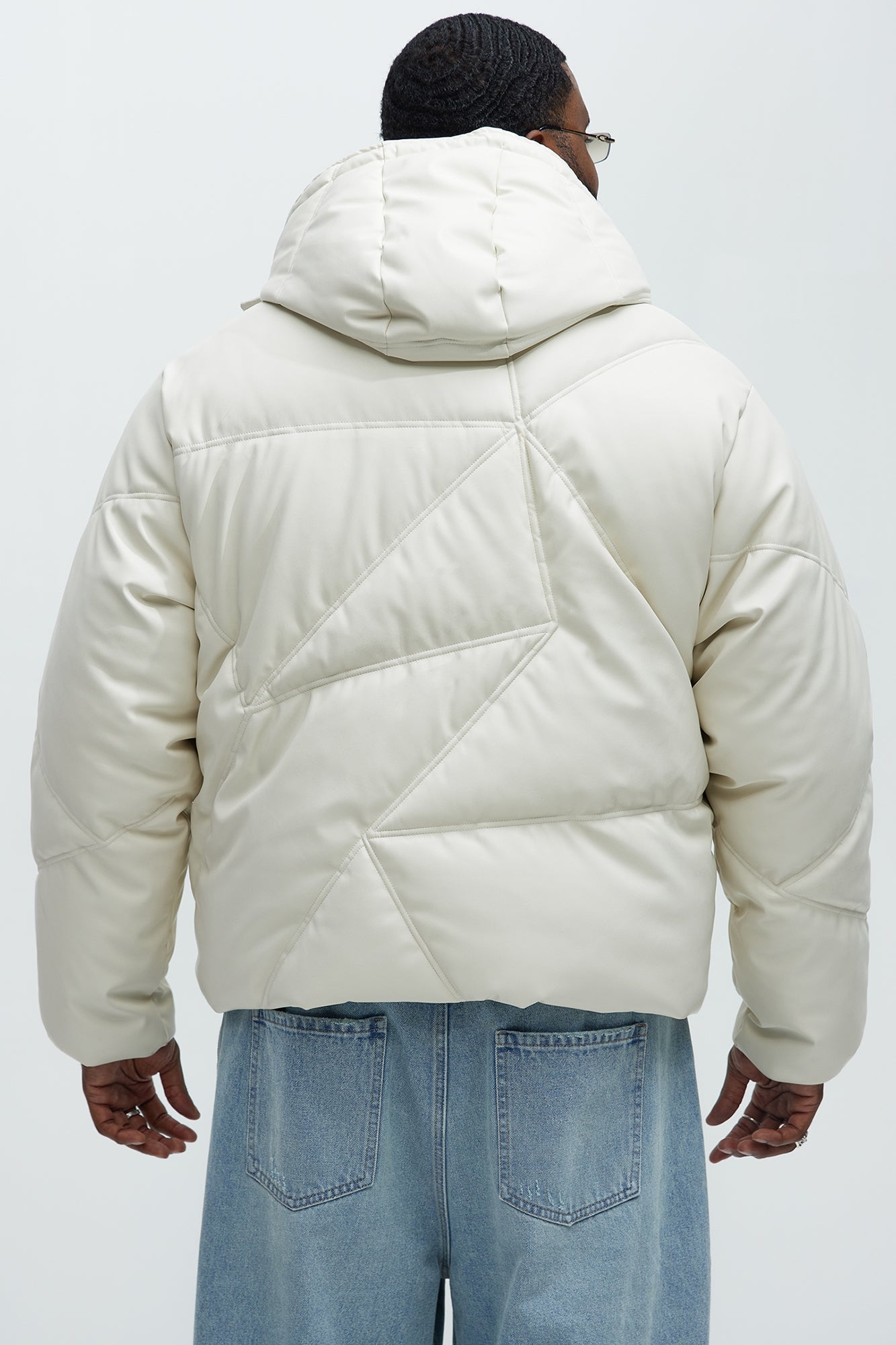 Looking For Me Padded Hood Puffer - White