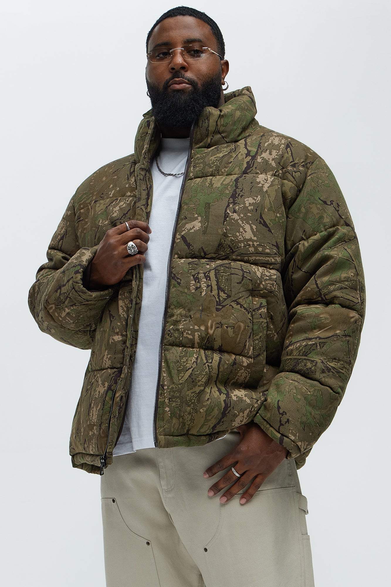 Countryside Puffer Jacket - Camouflage