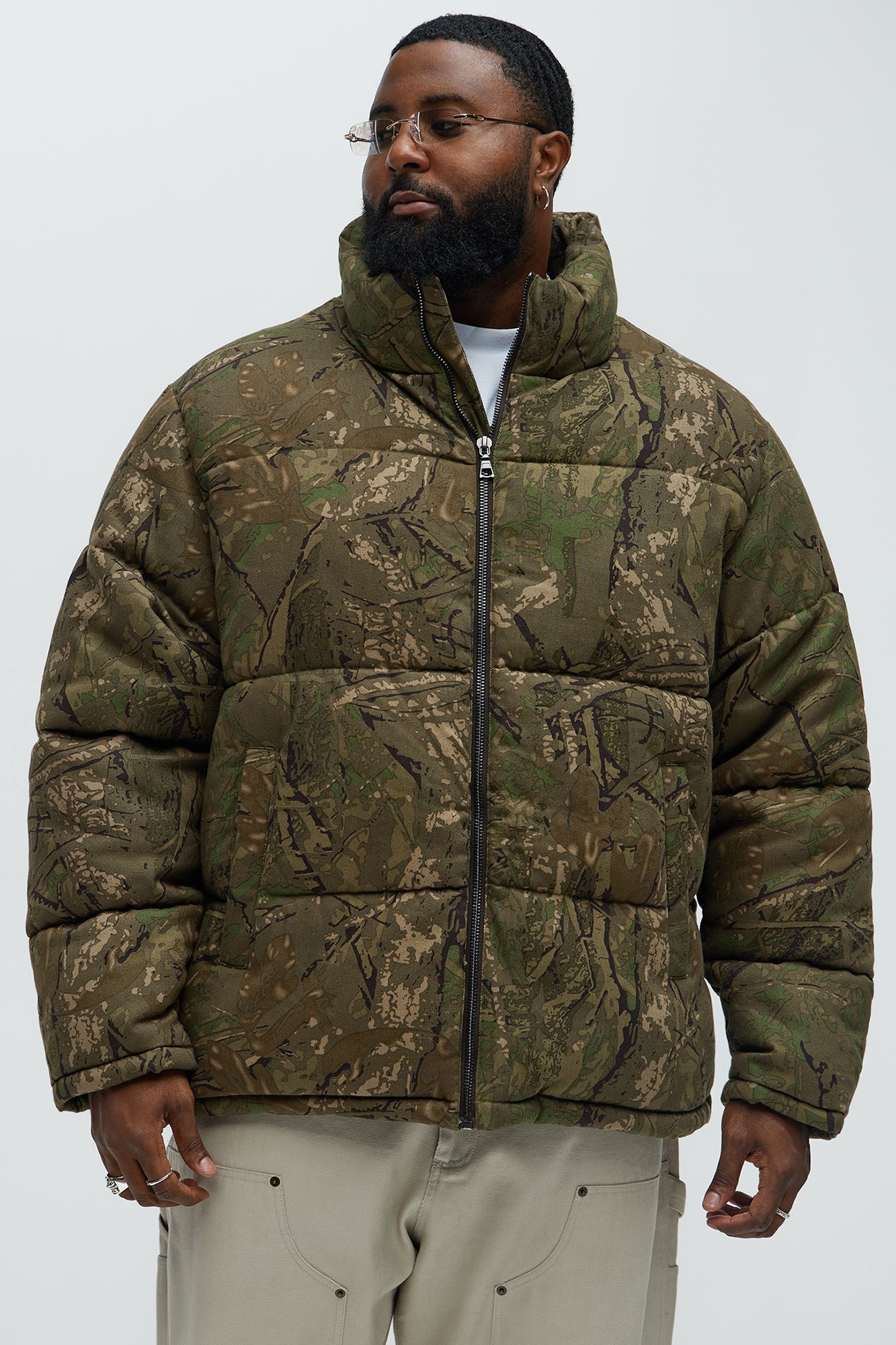 Countryside Puffer Jacket - Camouflage
