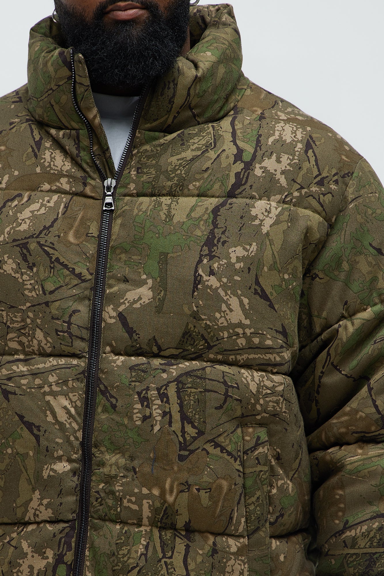 Countryside Puffer Jacket - Camouflage