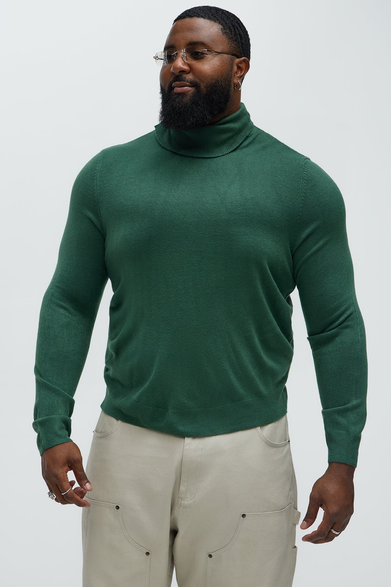 DeAngelo Turtleneck Sweater - Hunter