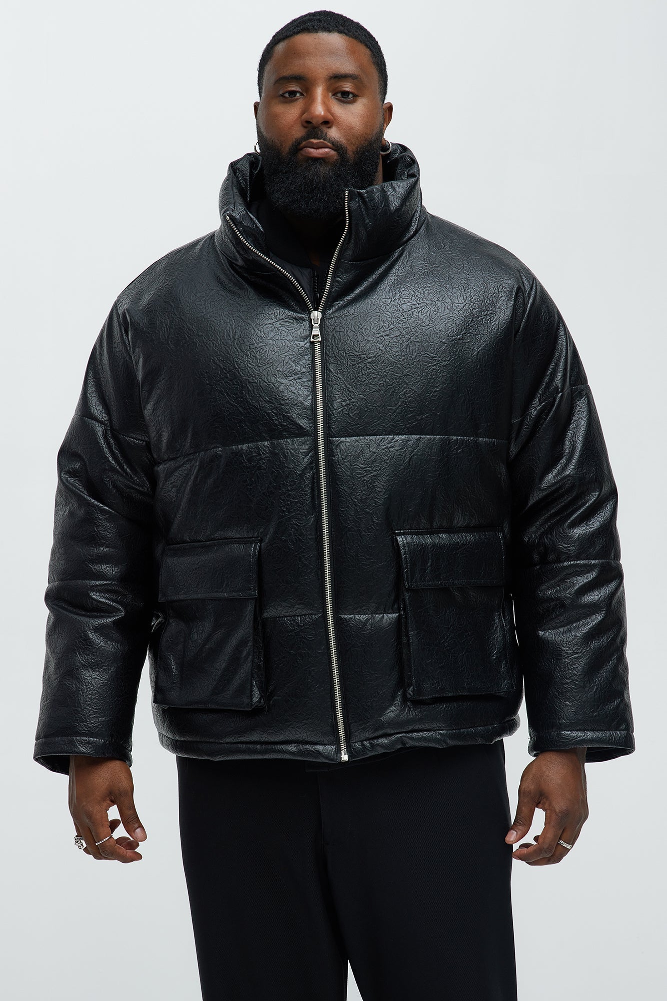 Stunt So Hard Puffer Jacket - Black