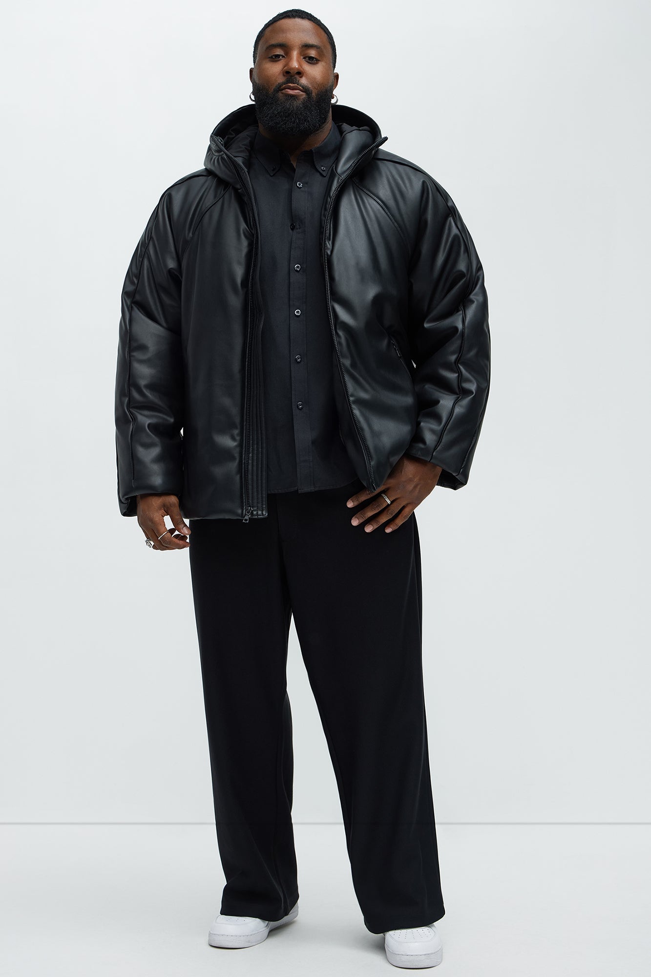 Chase A Bag Rain Jacket - Black