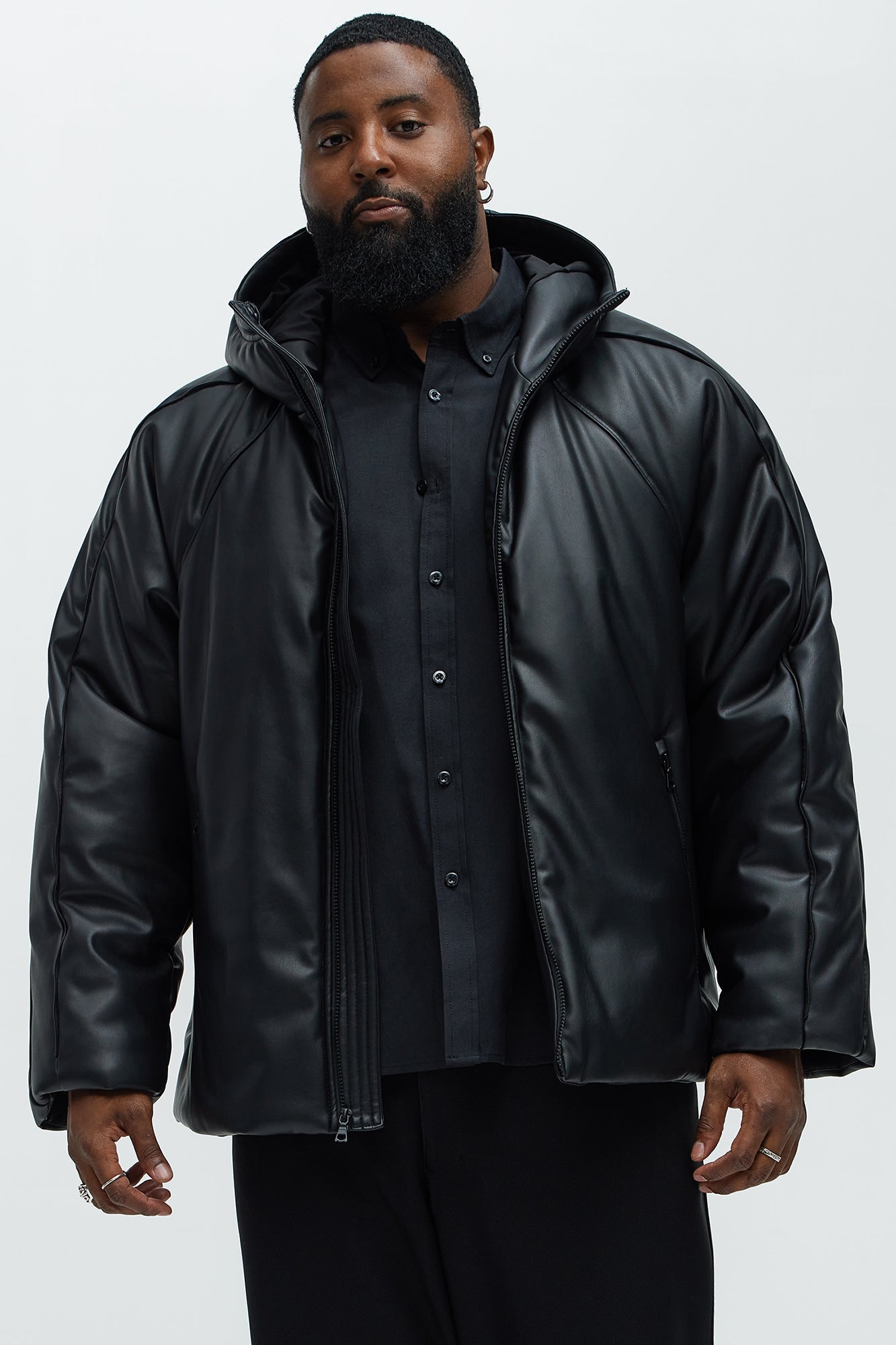 Chase A Bag Rain Jacket - Black