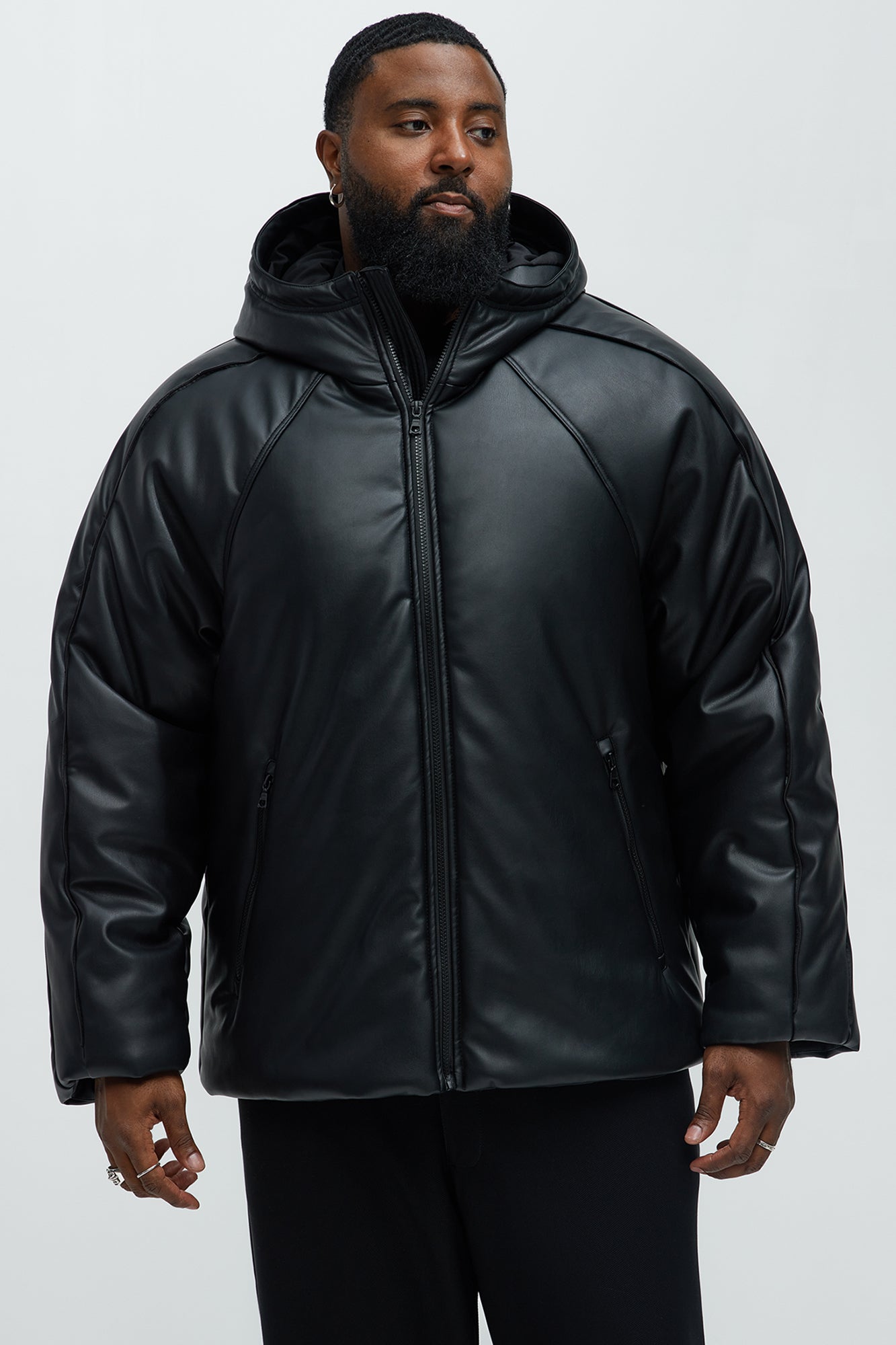 Chase A Bag Rain Jacket - Black