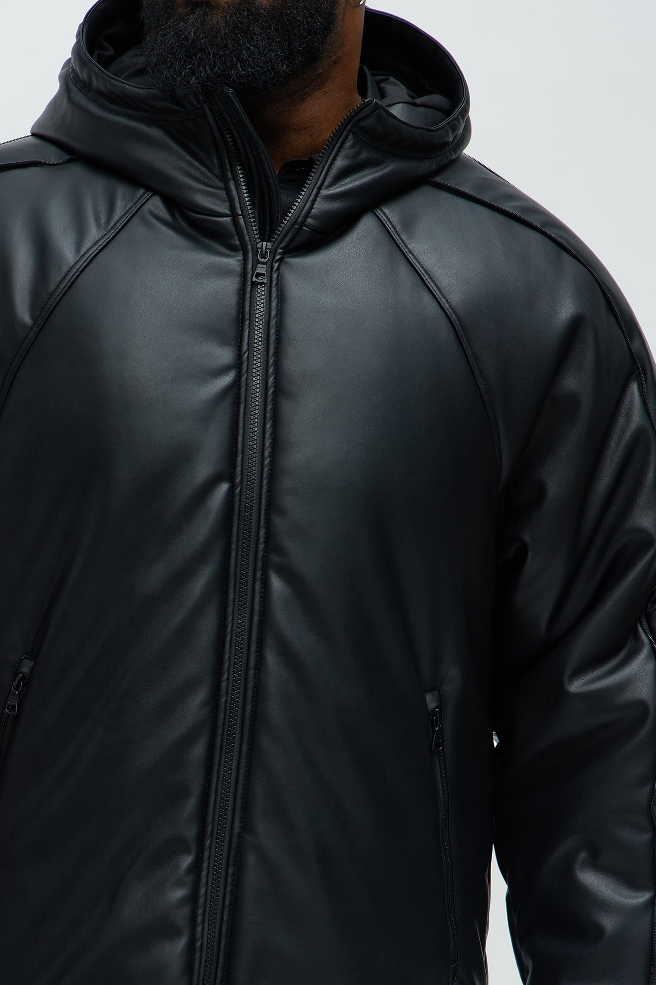 Chase A Bag Rain Jacket - Black