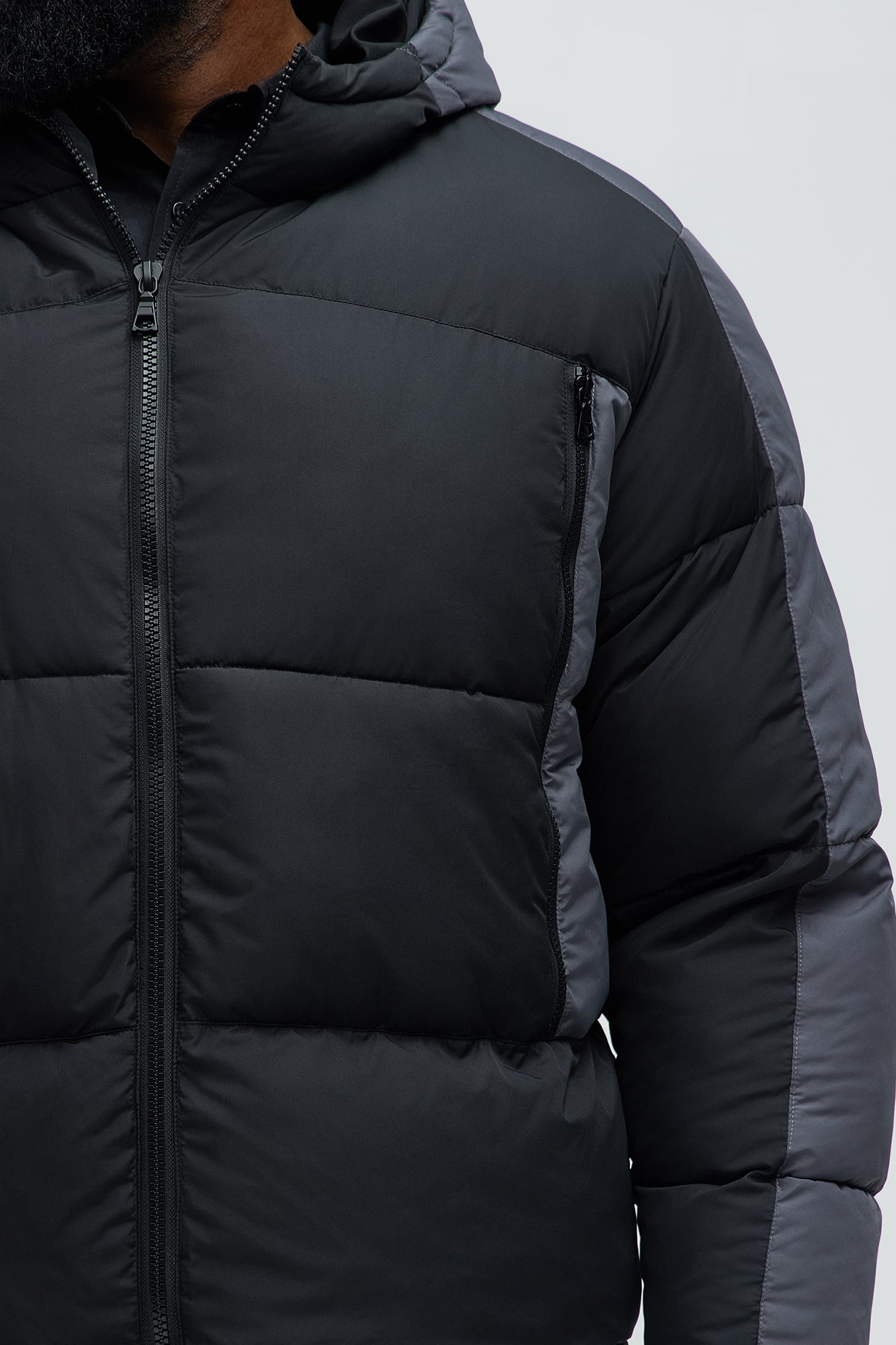 Hewins Hooded Jacket - Black/combo