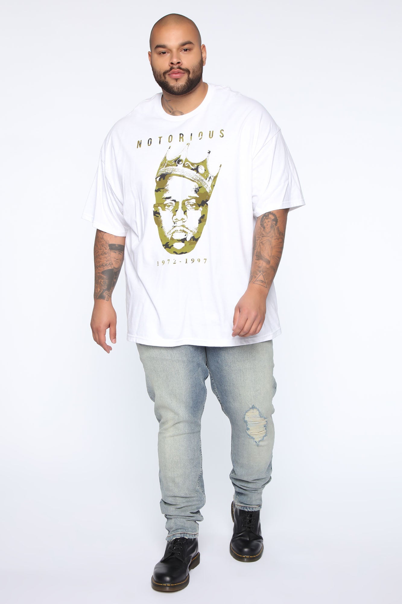 Take No L's Skinny Jean - Vintage Blue Wash