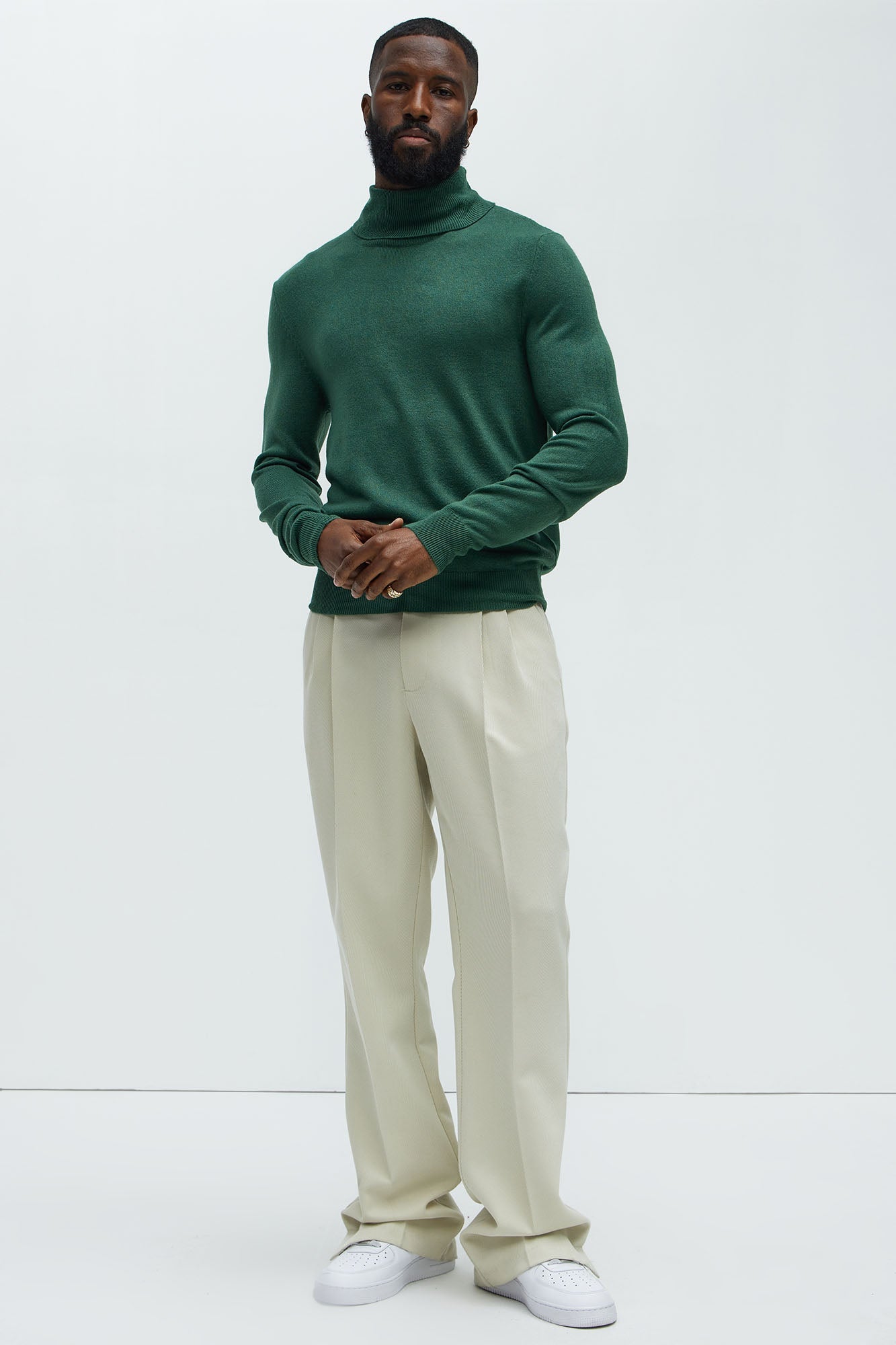 DeAngelo Turtleneck Sweater - Hunter