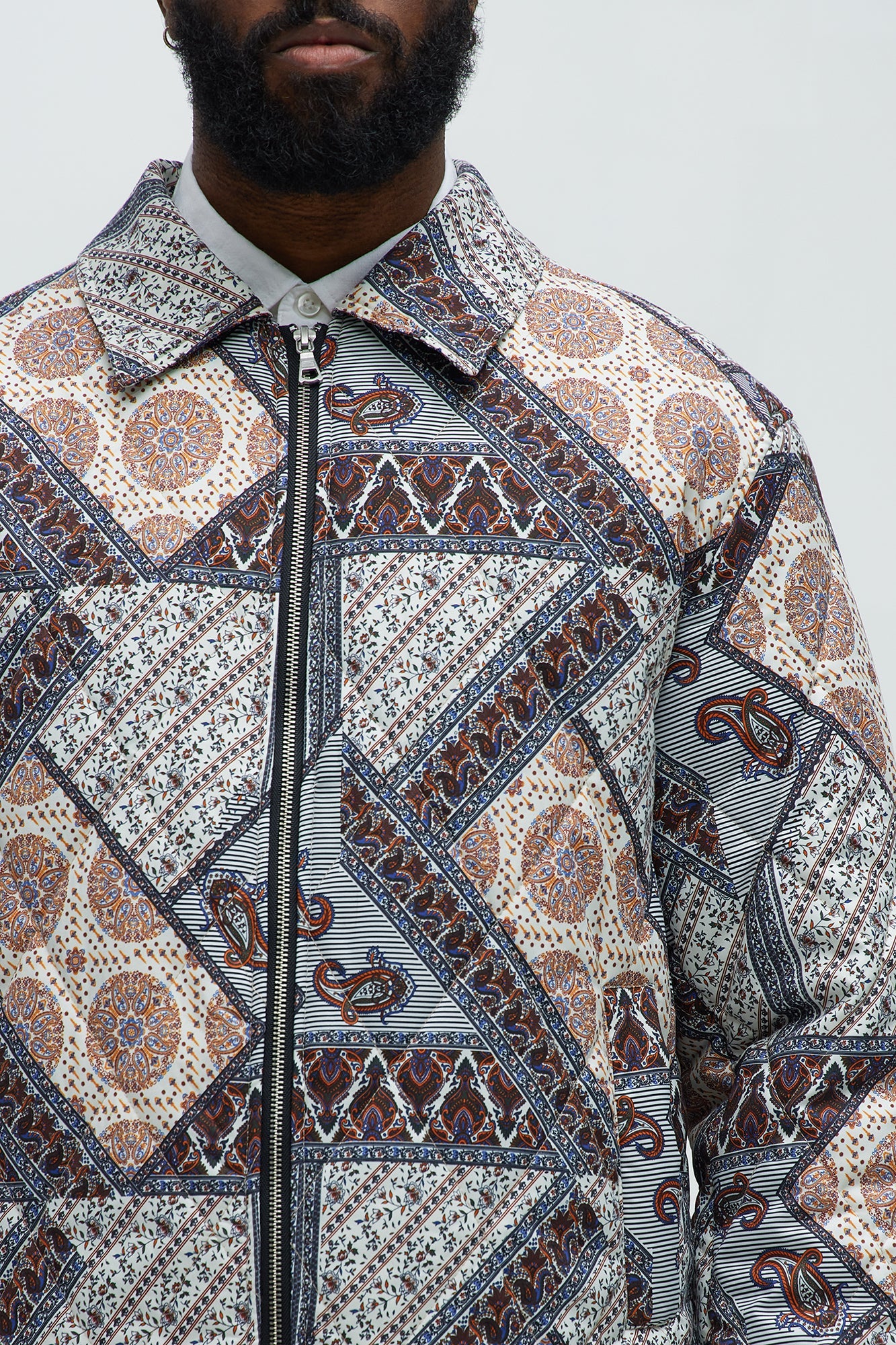 Be Right There Quilted Jacket - Multi Color