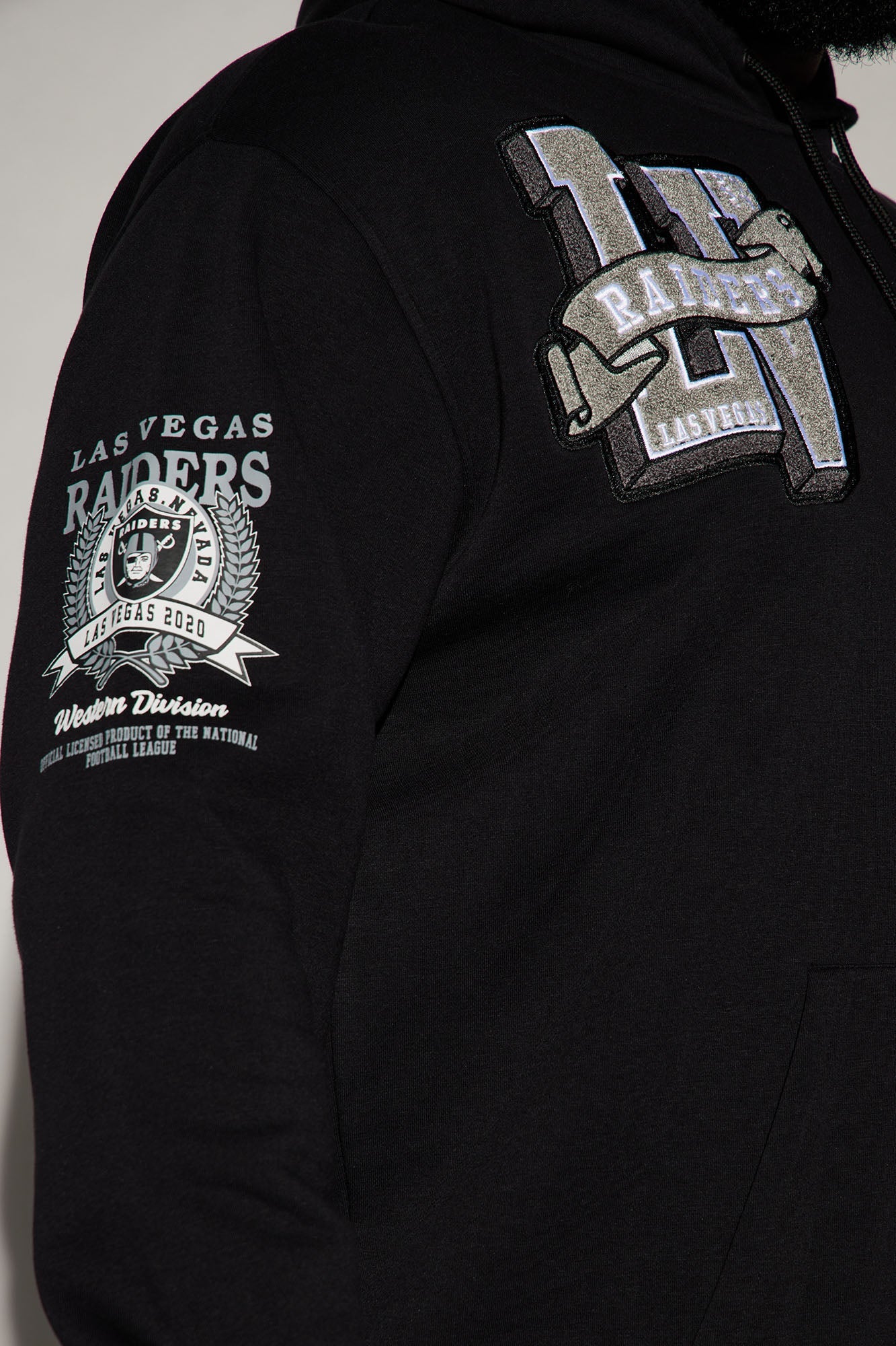 Raiders Campus Hoodie - Black