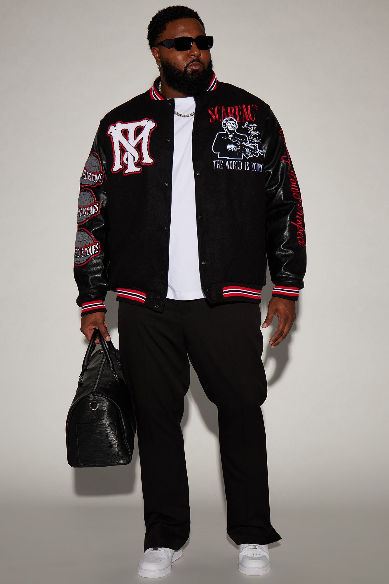 Scarface Varsity Jacket - Black