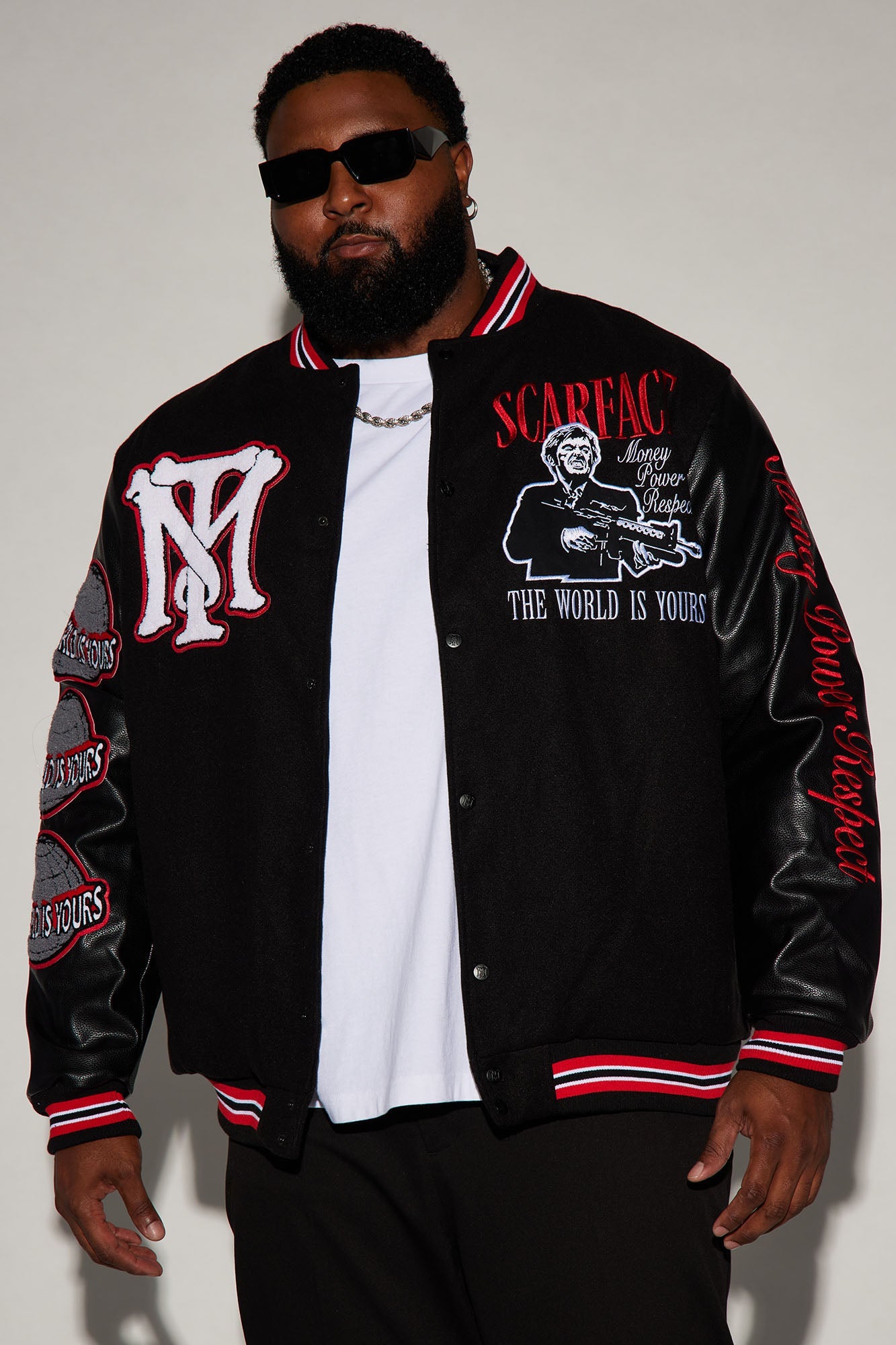 Scarface Varsity Jacket - Black