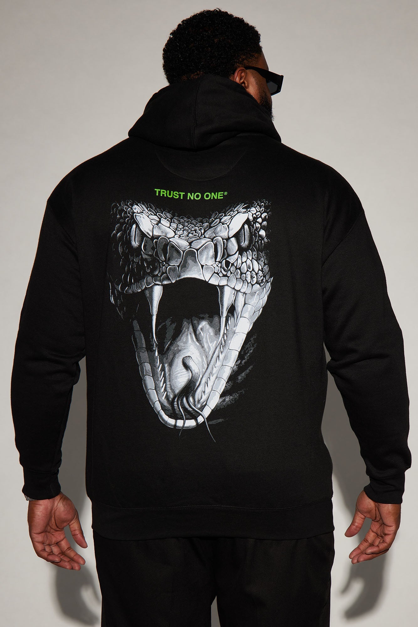 Beware Of Snakes Hoodie - Black