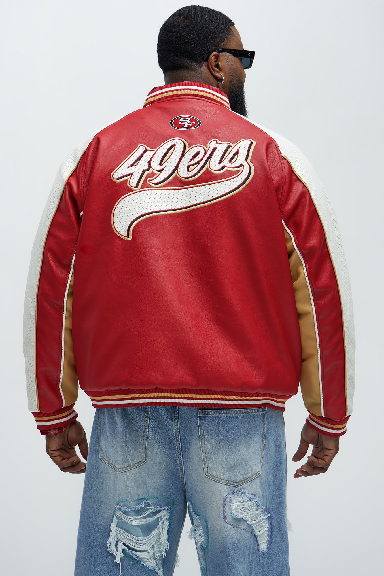 49ers High Standard Jacket - Red/White
