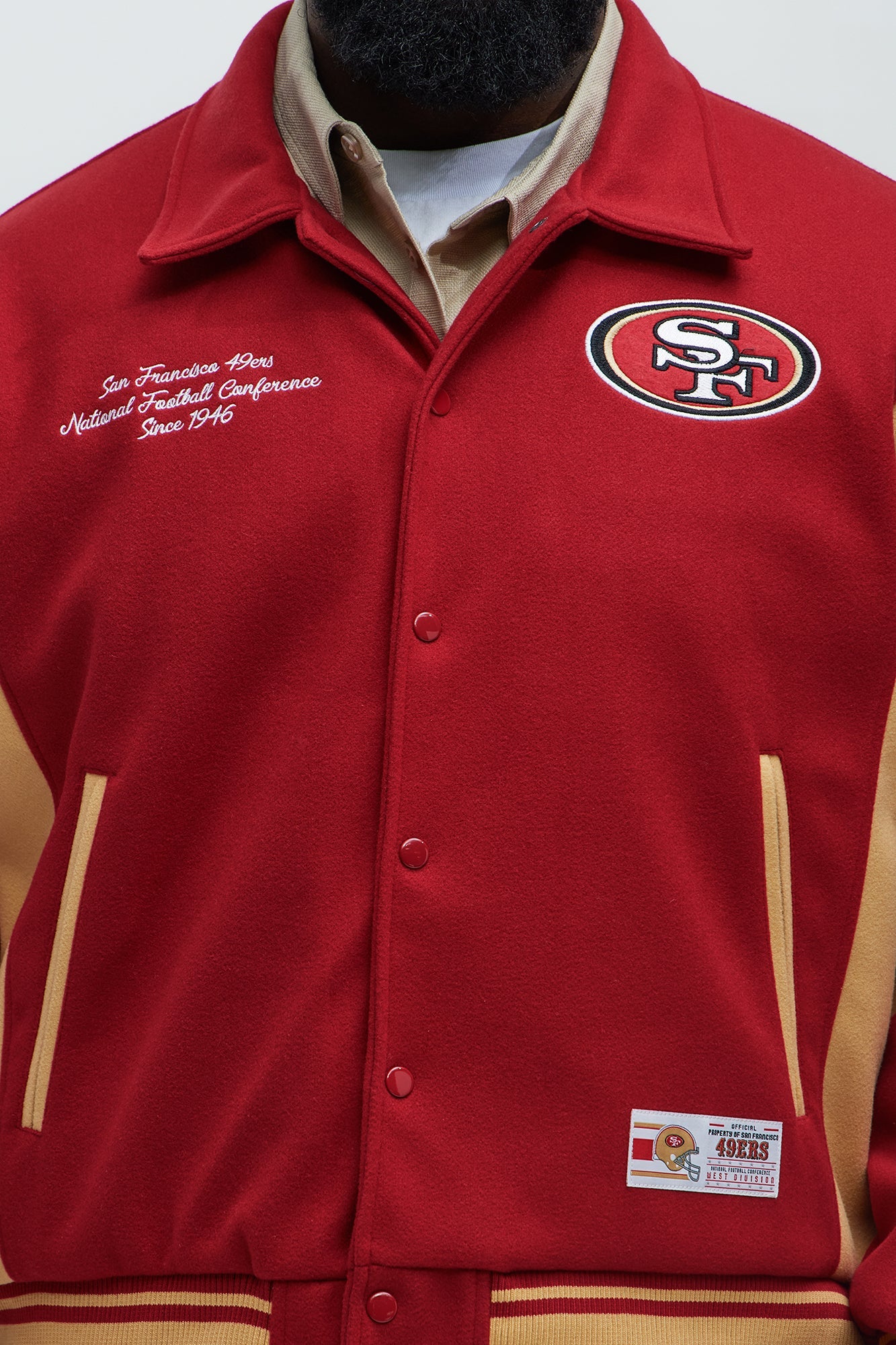 49ers Air Supremacy Jacket - Gold/Red