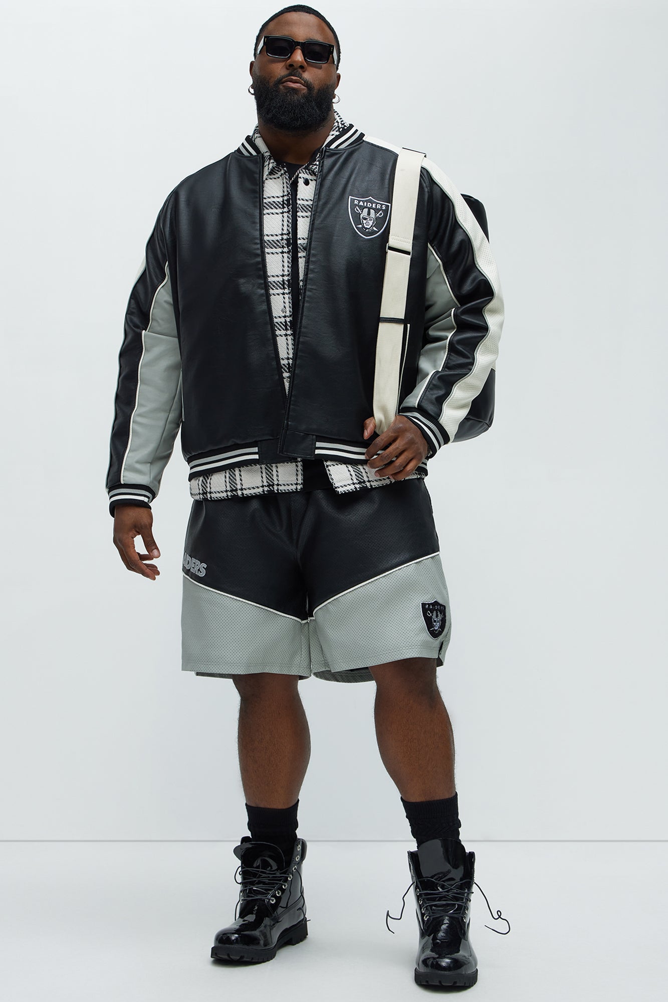 Raiders High Standard Jacket - Black/White
