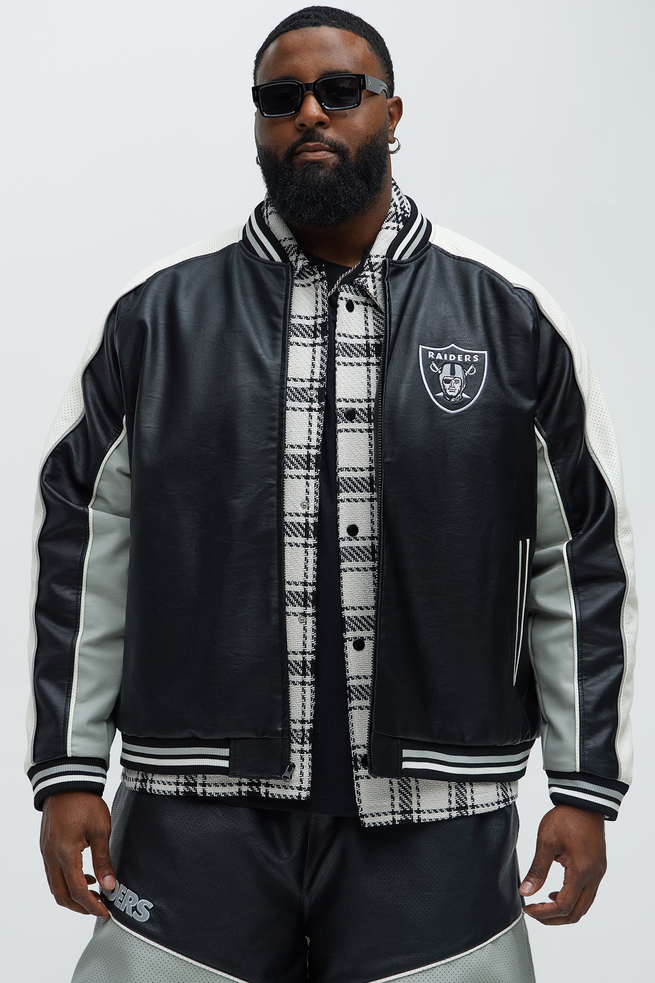 Raiders High Standard Jacket - Black/White