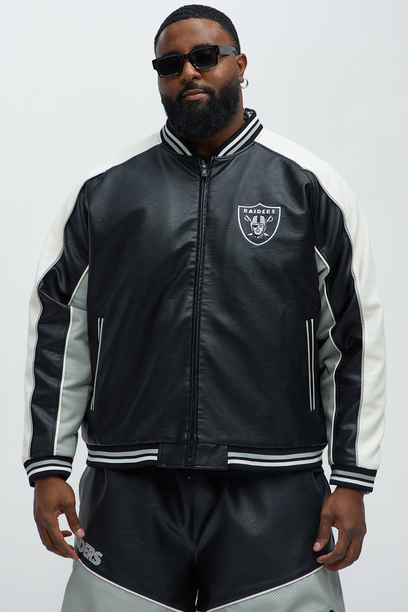 Raiders High Standard Jacket - Black/White